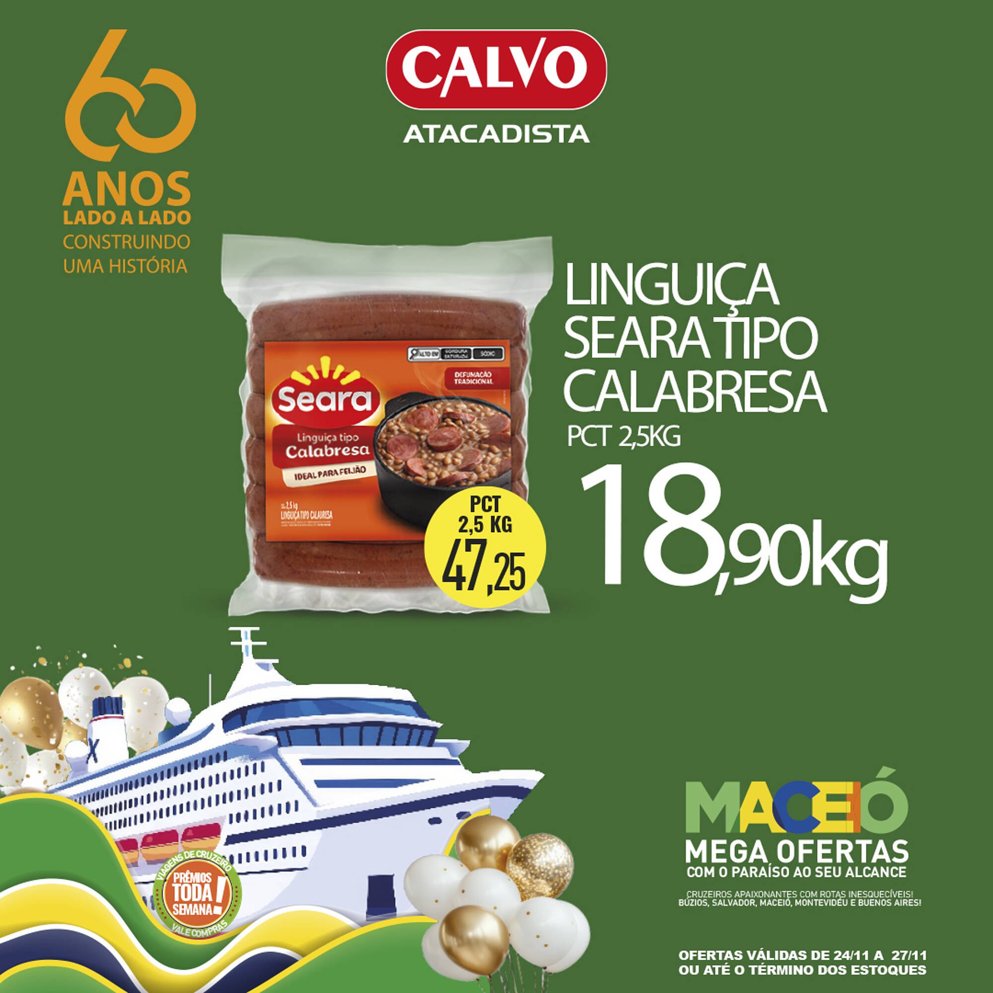 Folheto Calvo Atacadista (2025-11-24 - 2025-11-27)