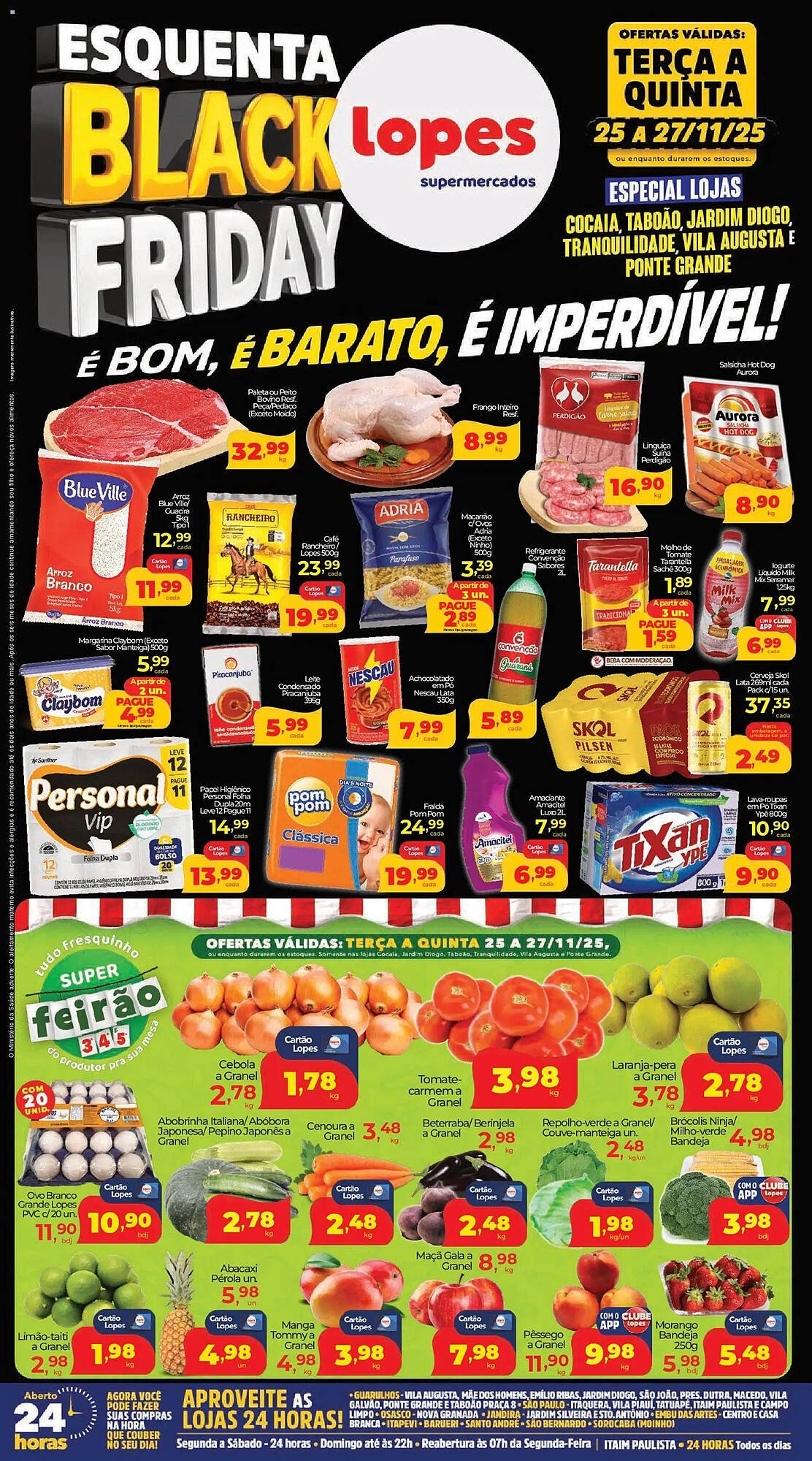 Folheto Lopes Supermercados (2025-11-25 - 2025-11-27)