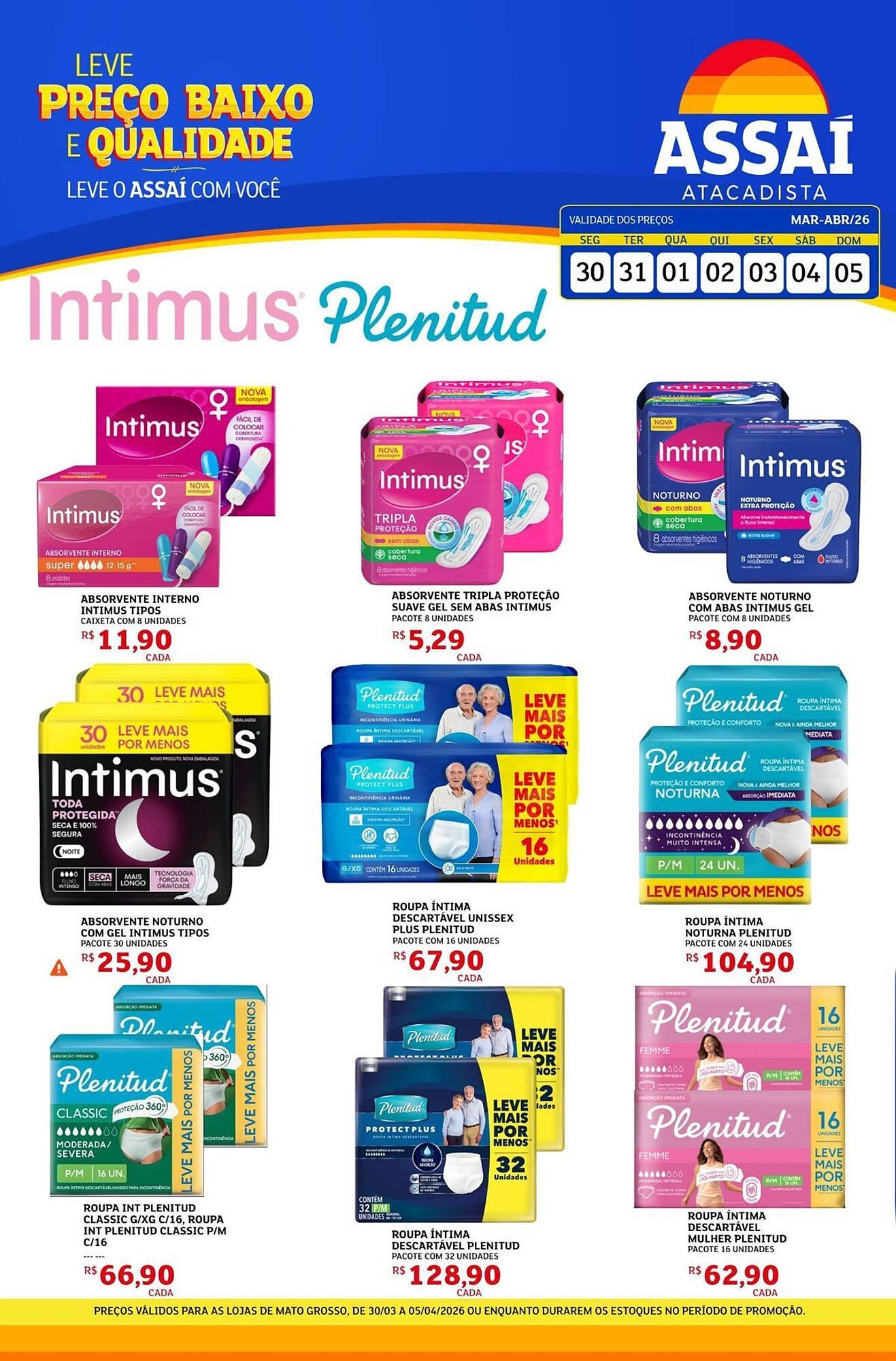 Encarte Assaí Atacadista (2026-03-30 - 2026-04-05)