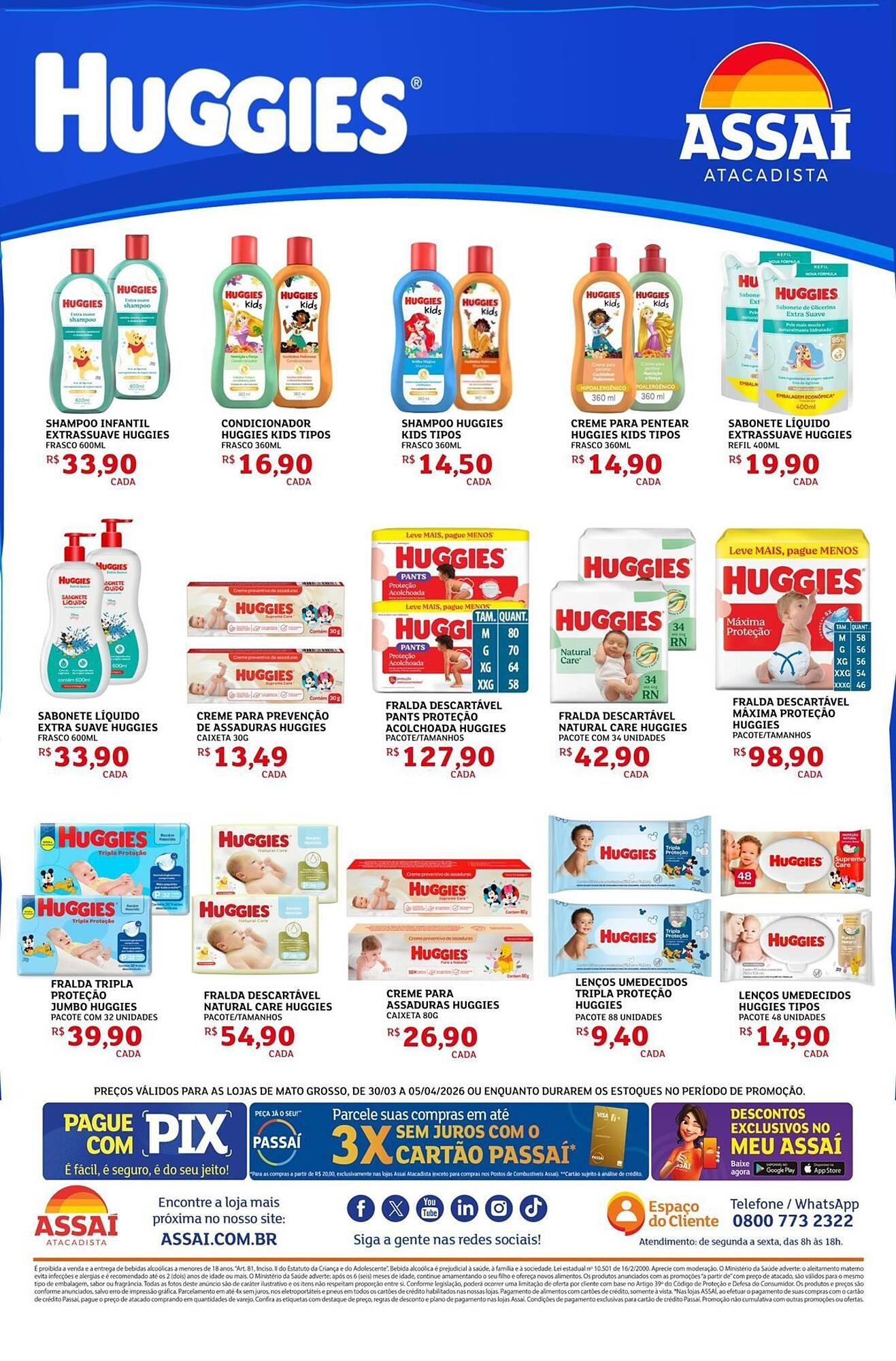 Encarte Assaí Atacadista (2026-03-30 - 2026-04-05)