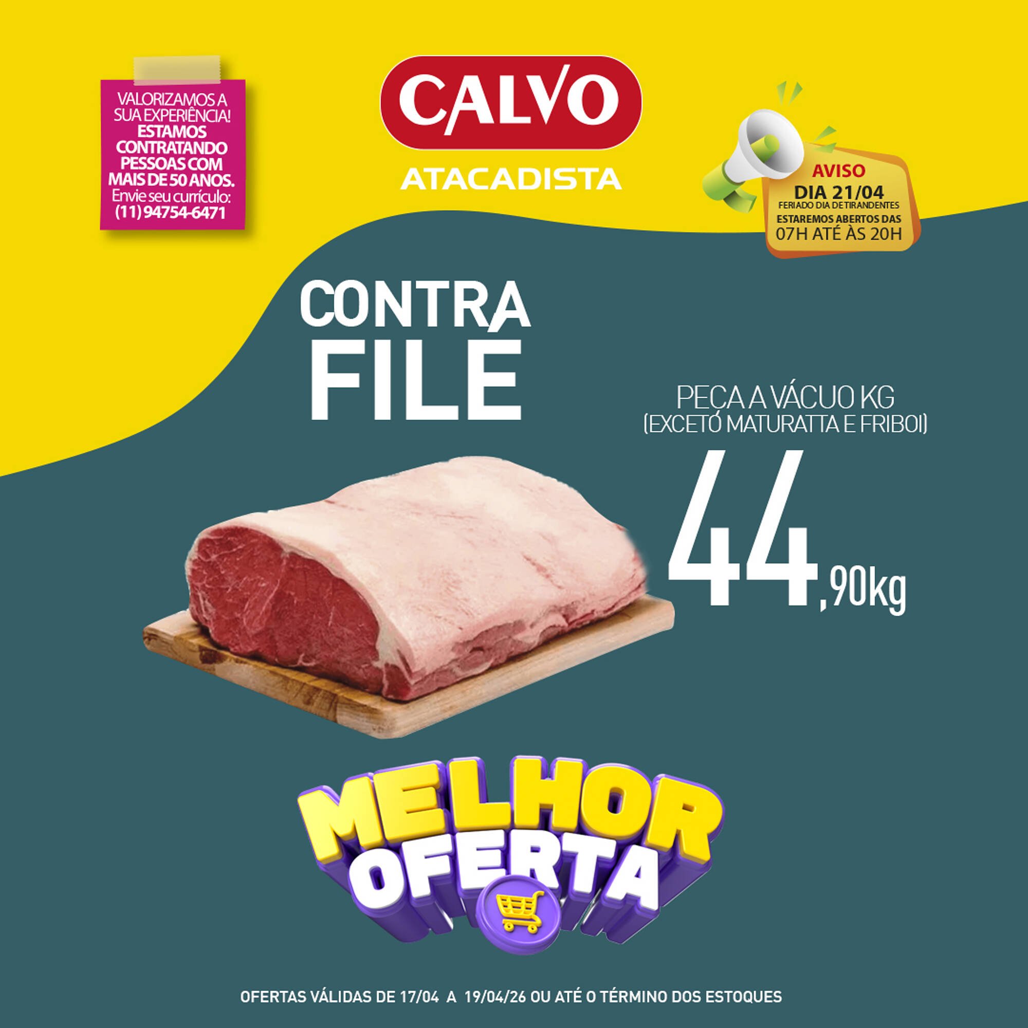 Folheto Calvo Atacadista (2026-04-17 - 2026-04-19)