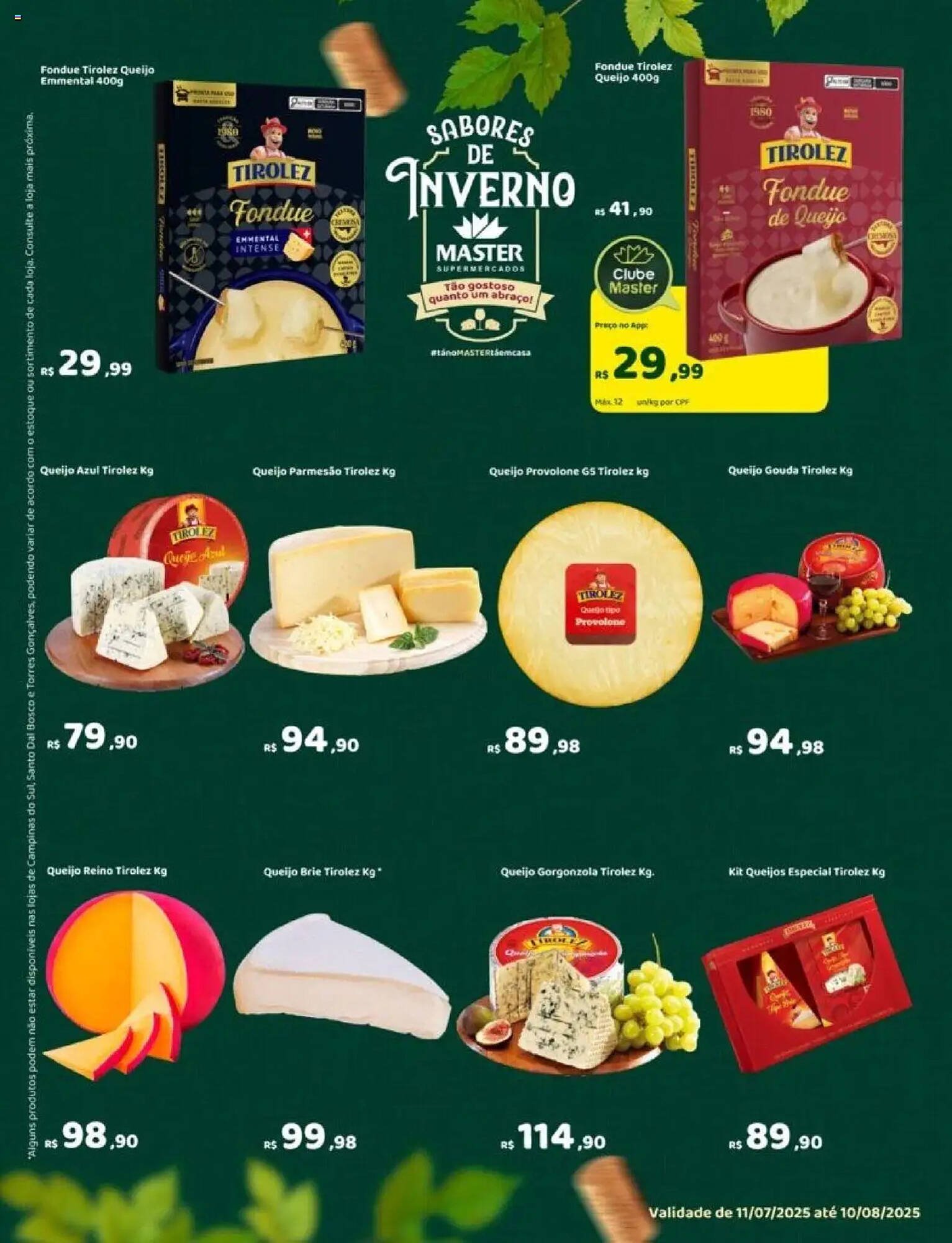 Catálogo Master Supermercados (2025-07-11 - 2025-08-11)