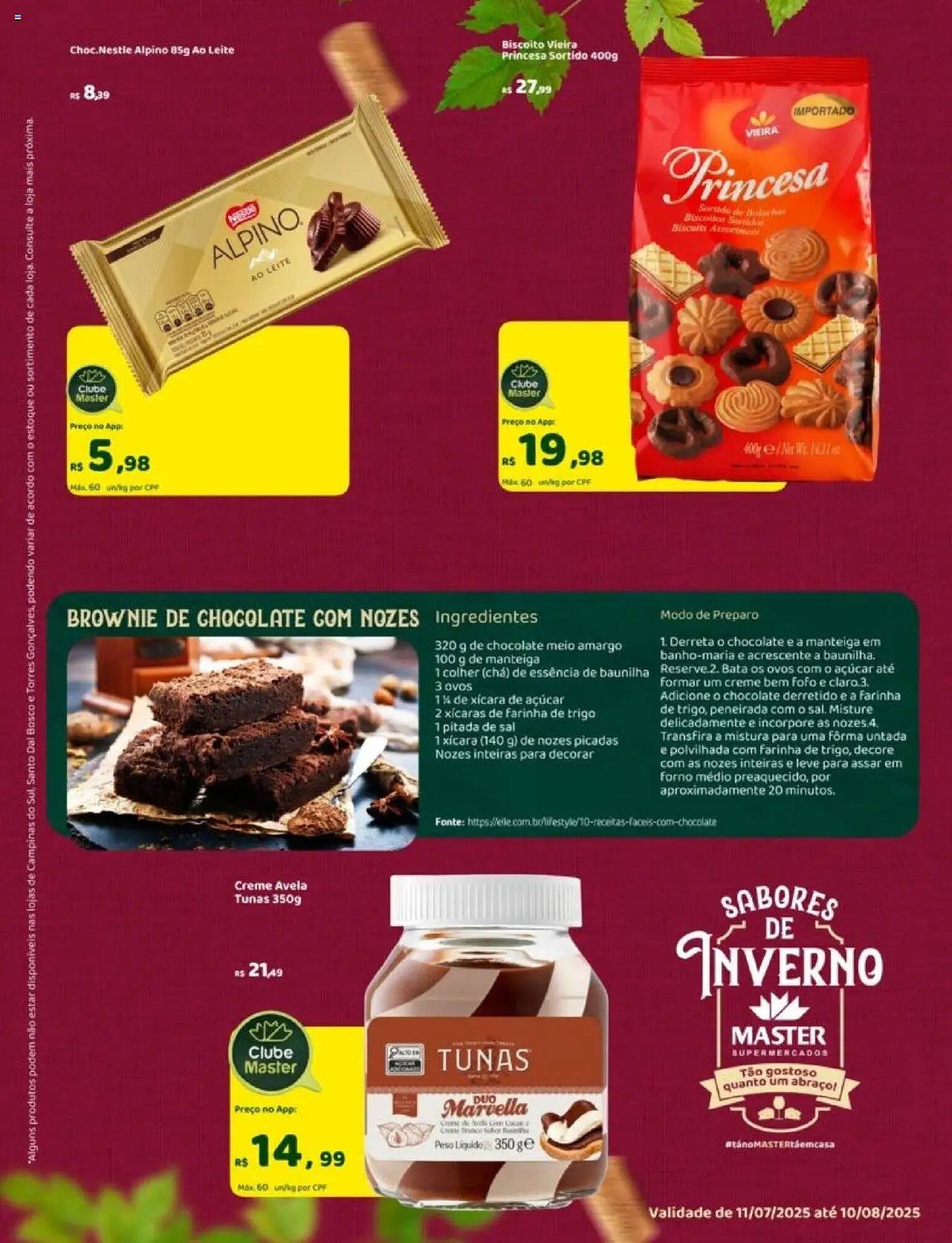 Catálogo Master Supermercados (2025-07-11 - 2025-08-11)