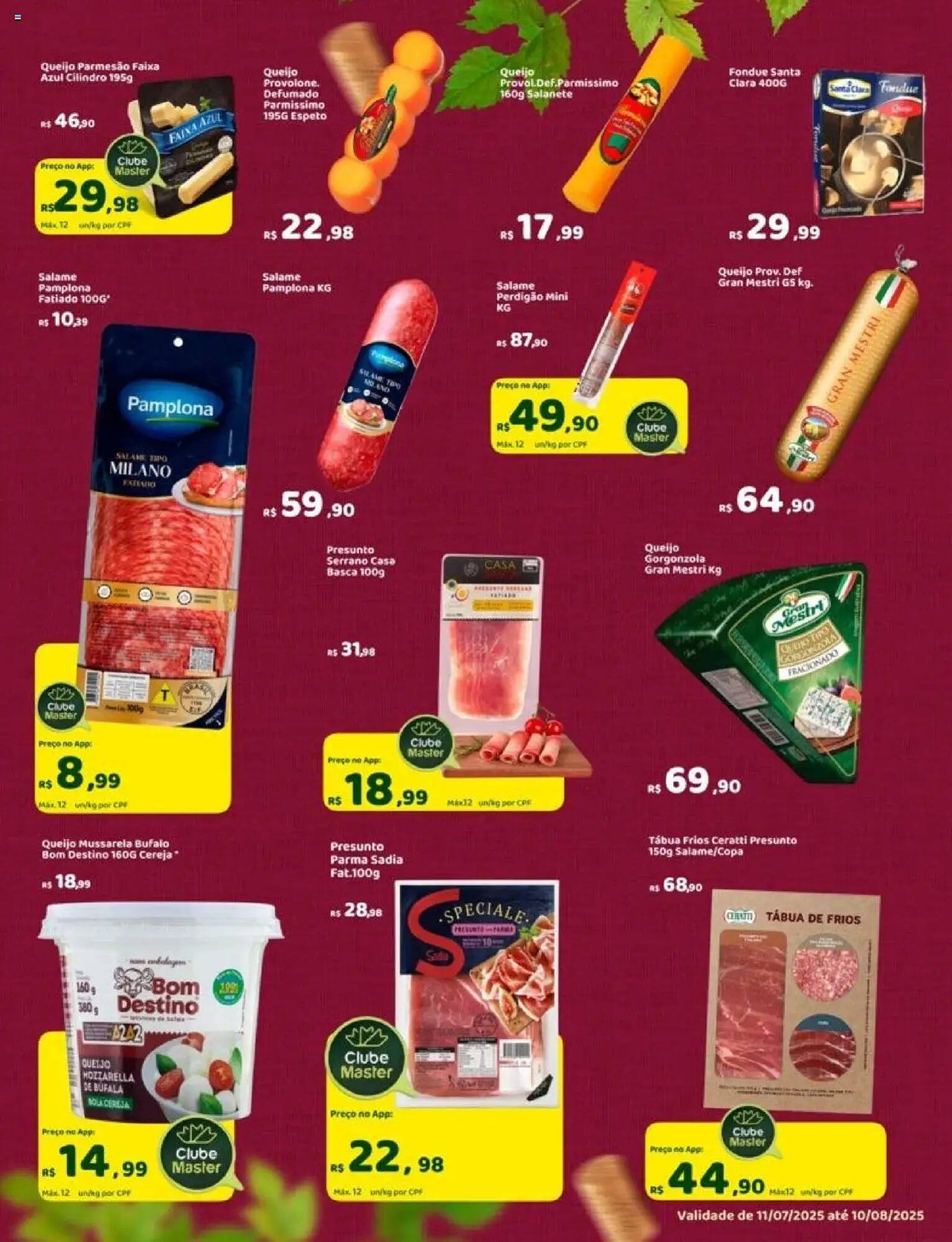 Catálogo Master Supermercados (2025-07-11 - 2025-08-11)