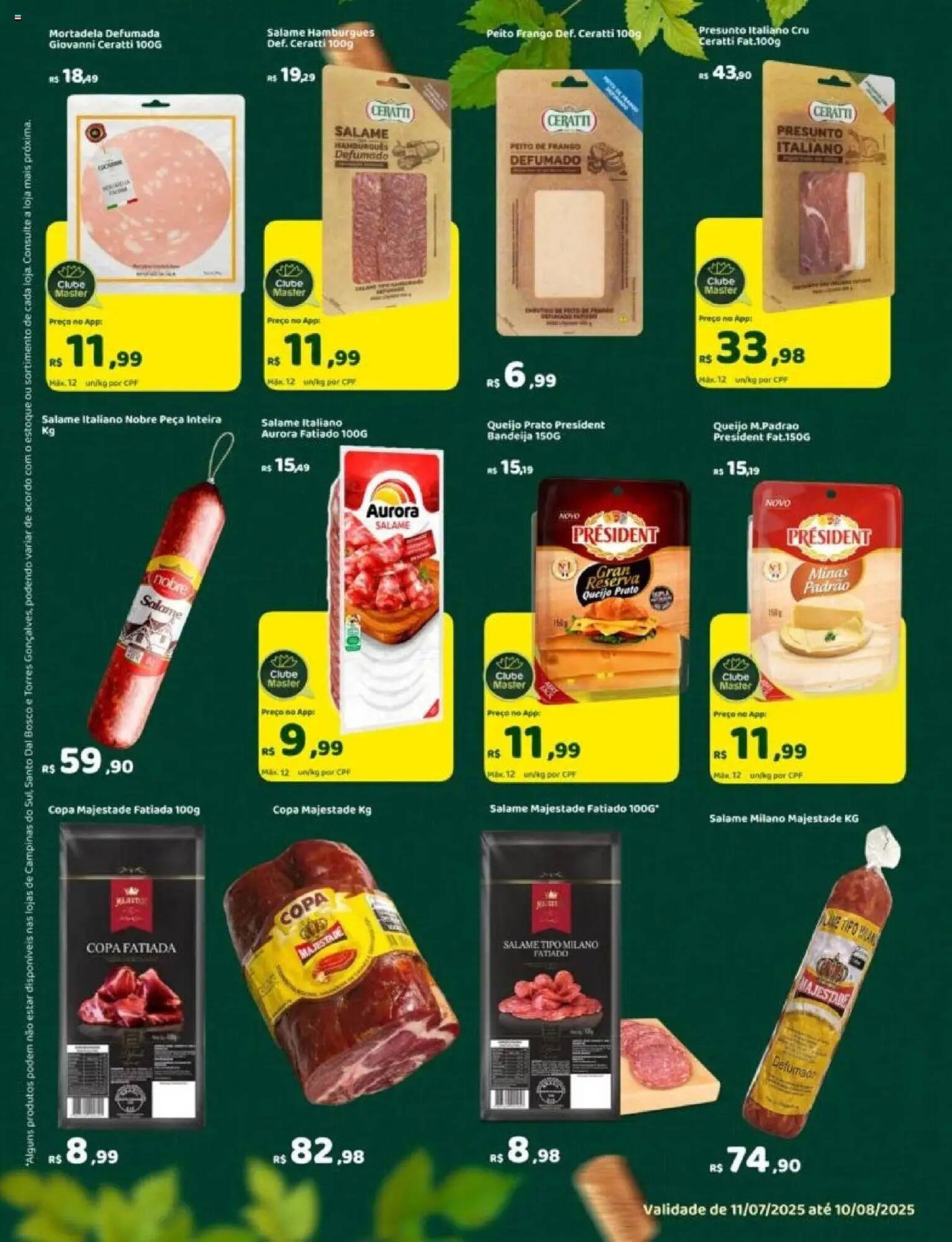 Catálogo Master Supermercados (2025-07-11 - 2025-08-11)