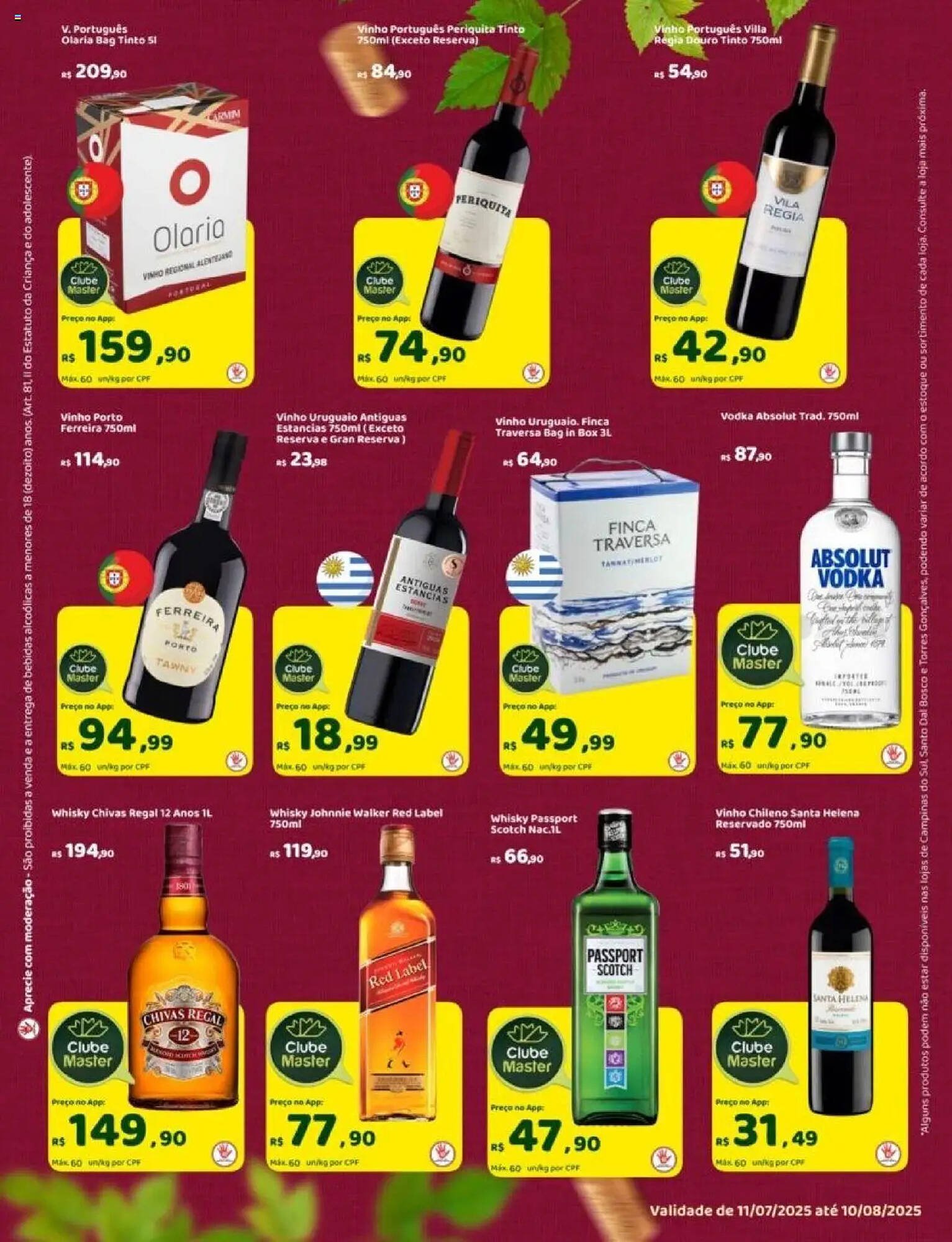 Catálogo Master Supermercados (2025-07-11 - 2025-08-11)