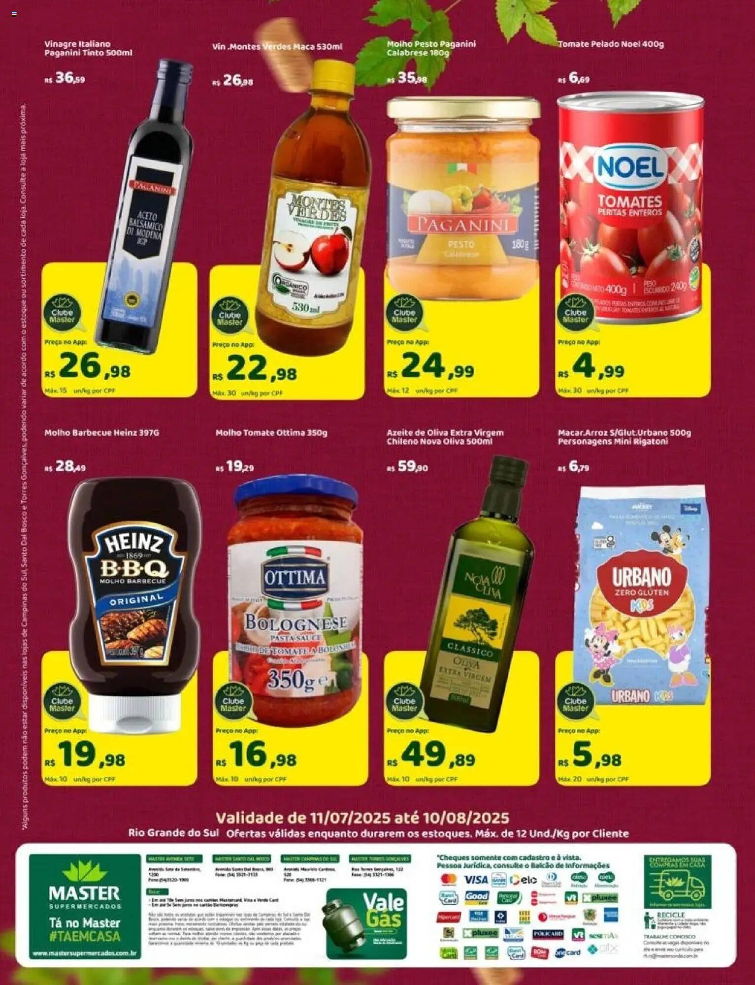 Catálogo Master Supermercados (2025-07-11 - 2025-08-11)