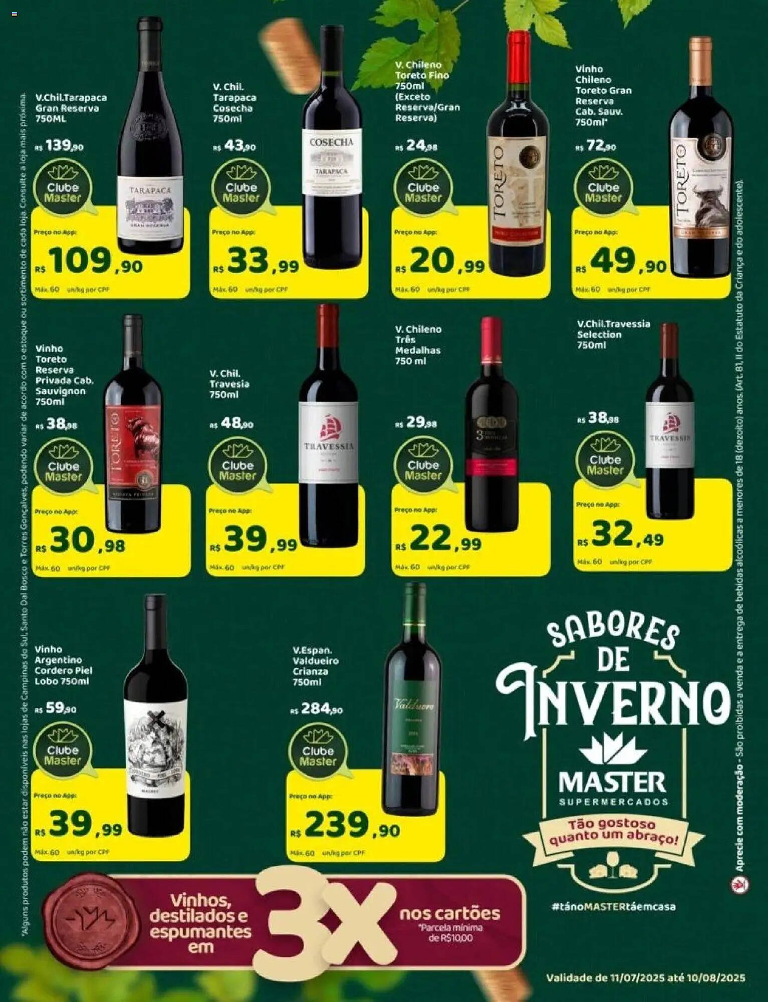 Catálogo Master Supermercados (2025-07-11 - 2025-08-11)