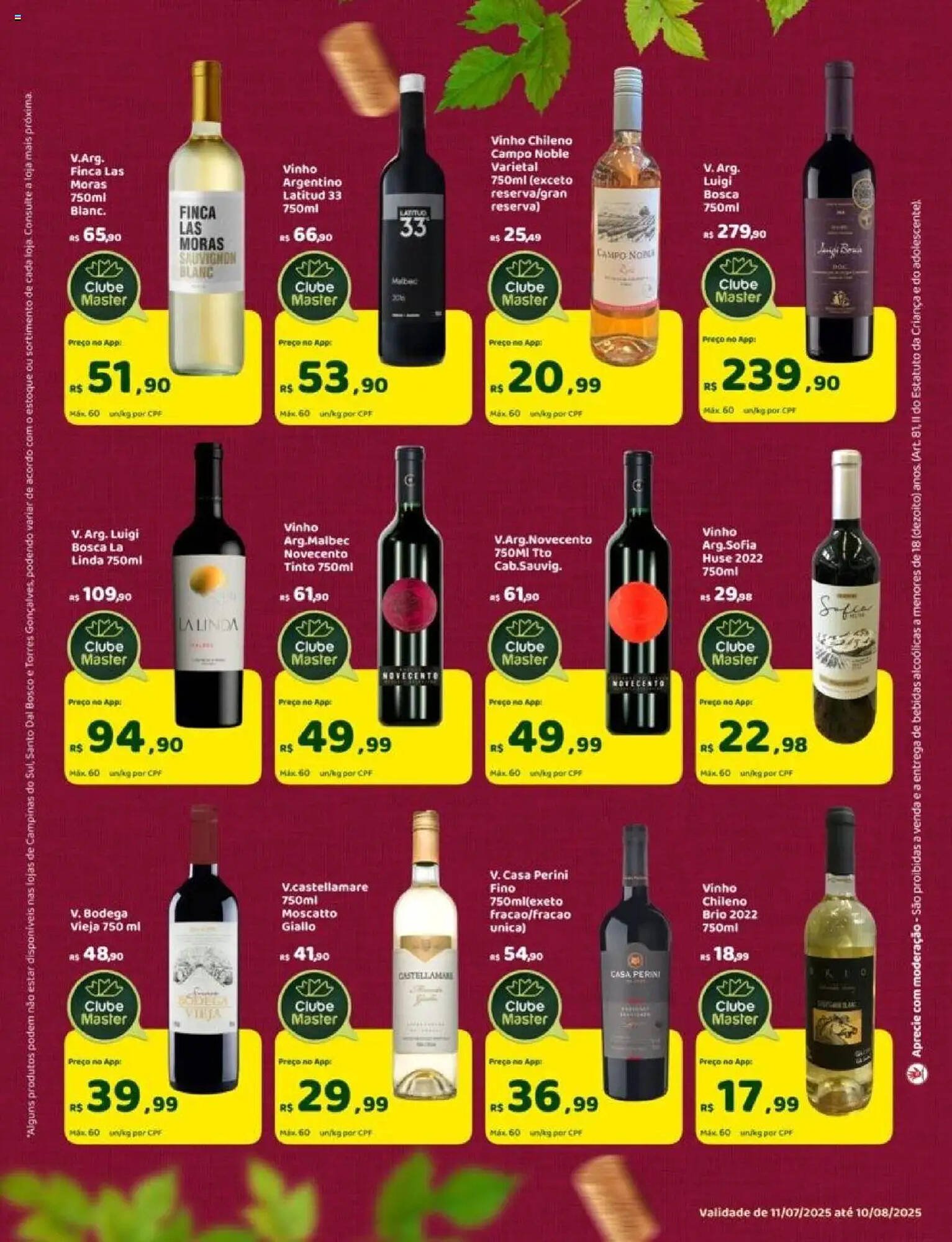 Catálogo Master Supermercados (2025-07-11 - 2025-08-11)
