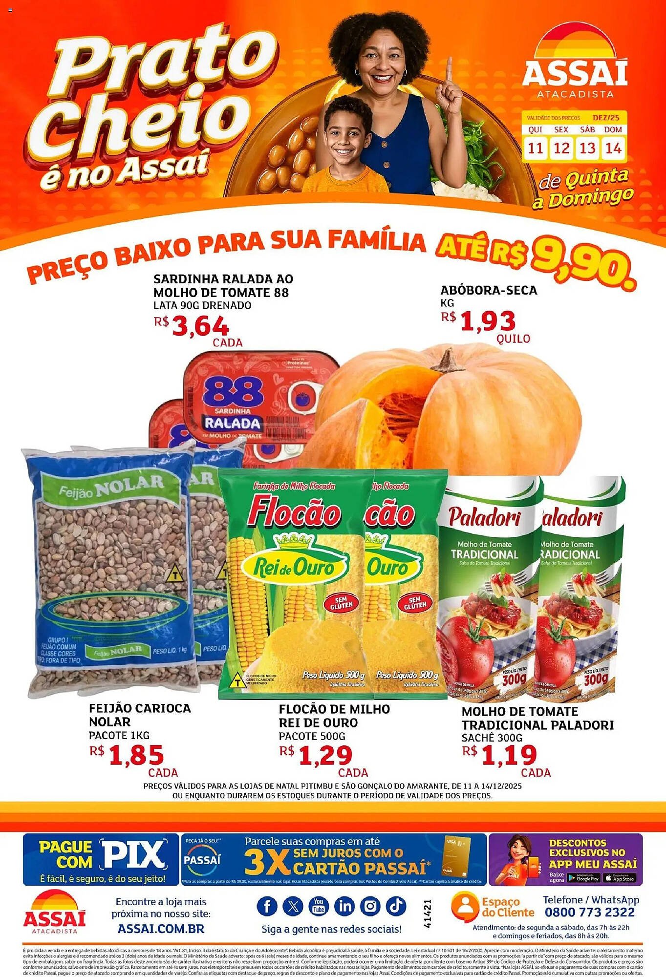 Encarte Assaí Atacadista (2025-12-11 - 2025-12-14)