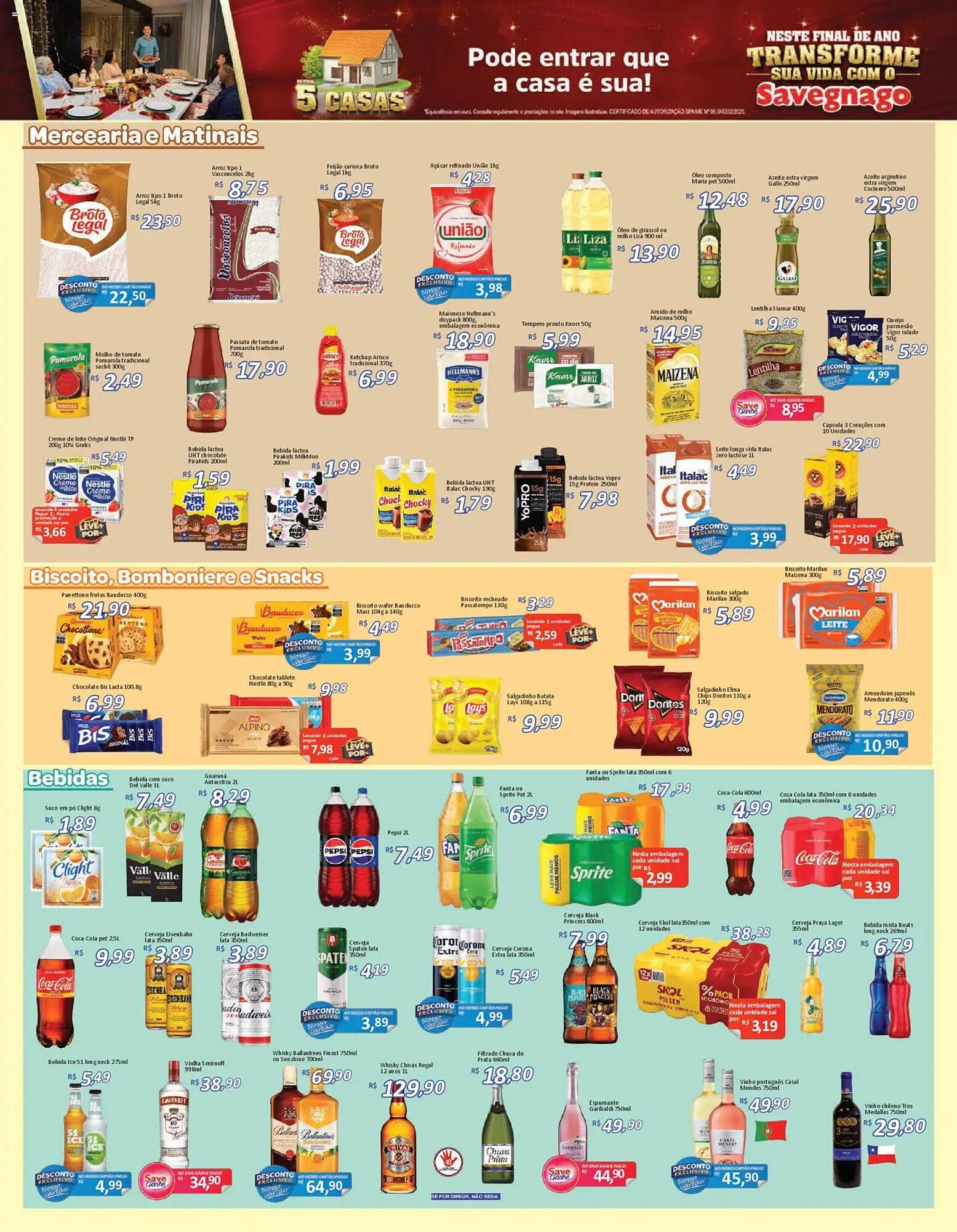 Catálogo Supermercados Savegnago (2025-12-11 - 2025-12-14)
