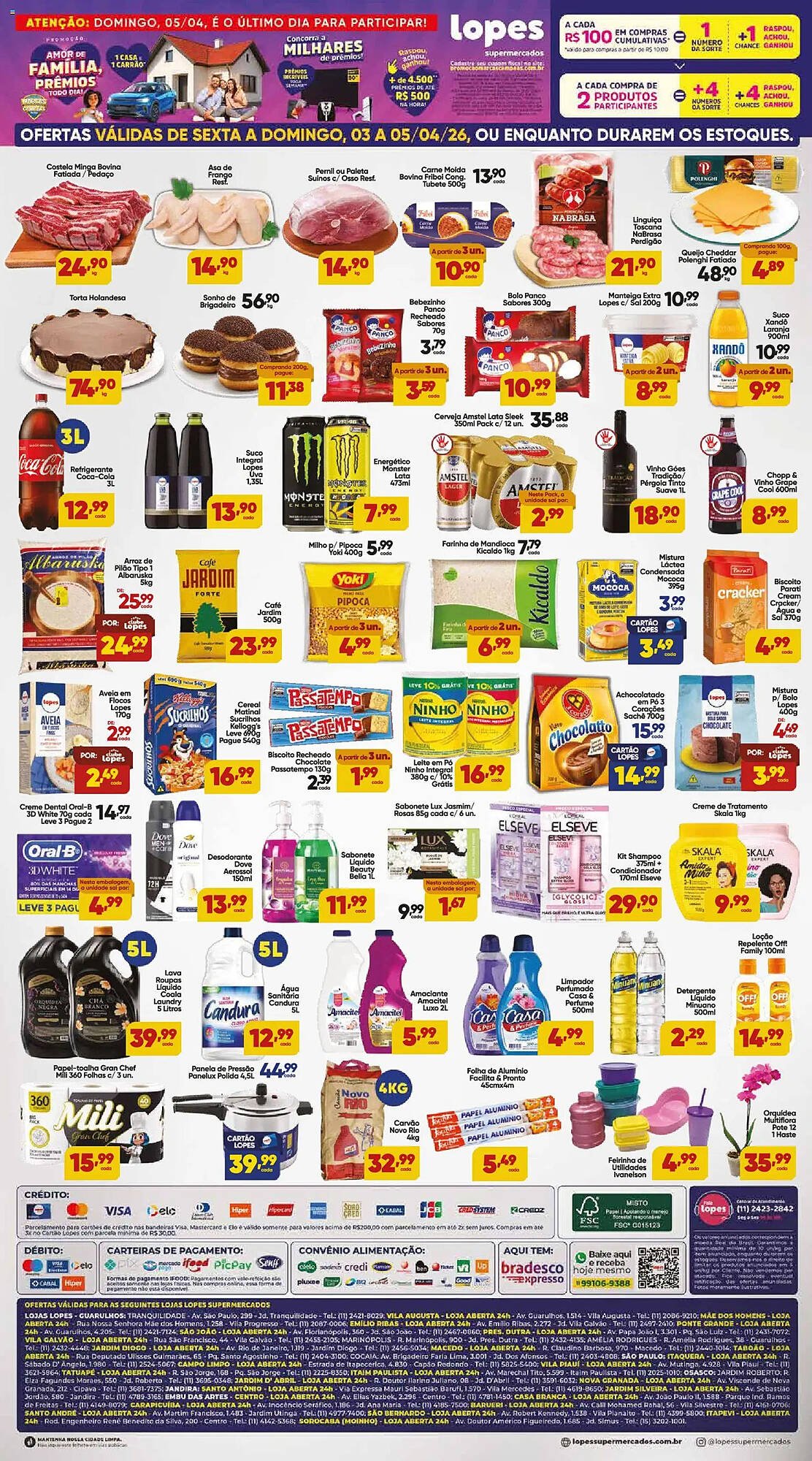 Folheto Lopes Supermercados (2026-04-03 - 2026-04-05)