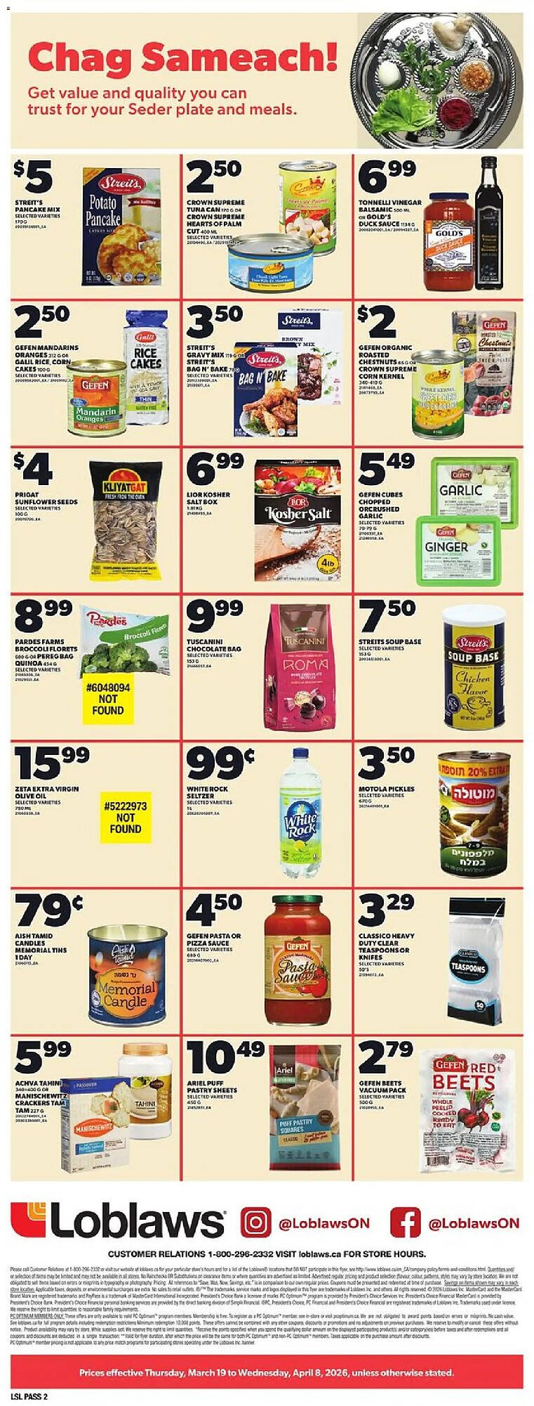 Loblaws flyer (2026-03-19 - 2026-04-08) | 2