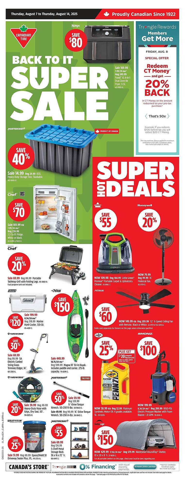Canadian Tire flyer (2025-08-07 - 2025-08-14) | 1
