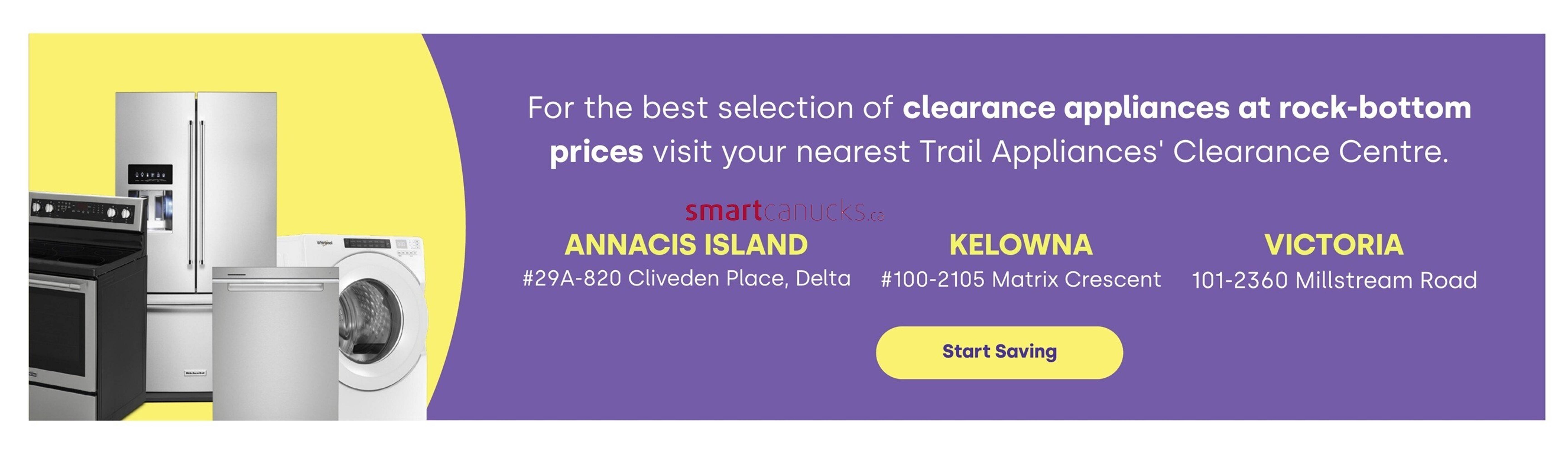 Trail Appliances flyer
