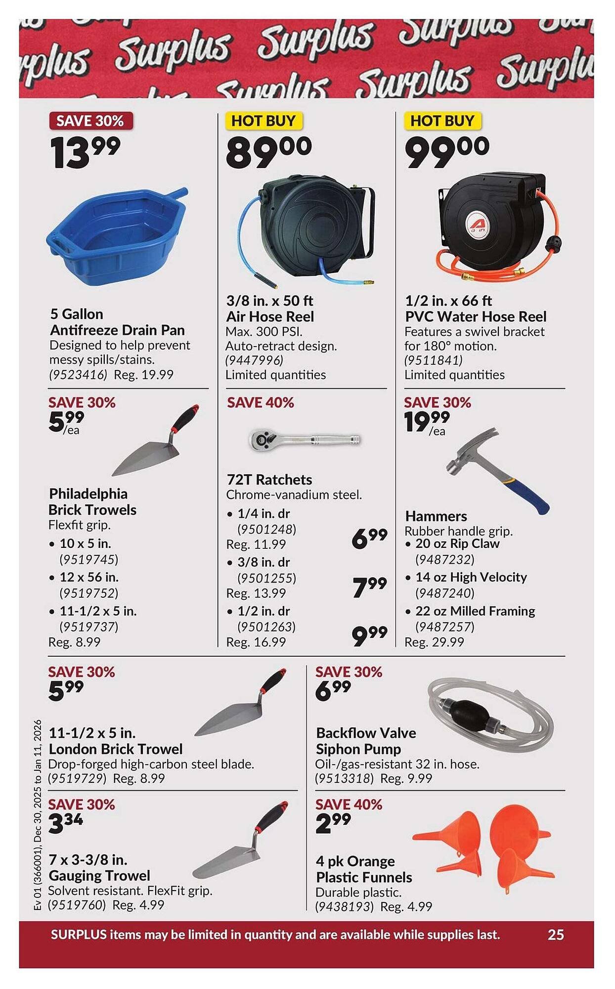 Princess Auto flyer (2025-12-26 - 2026-01-02) | 29