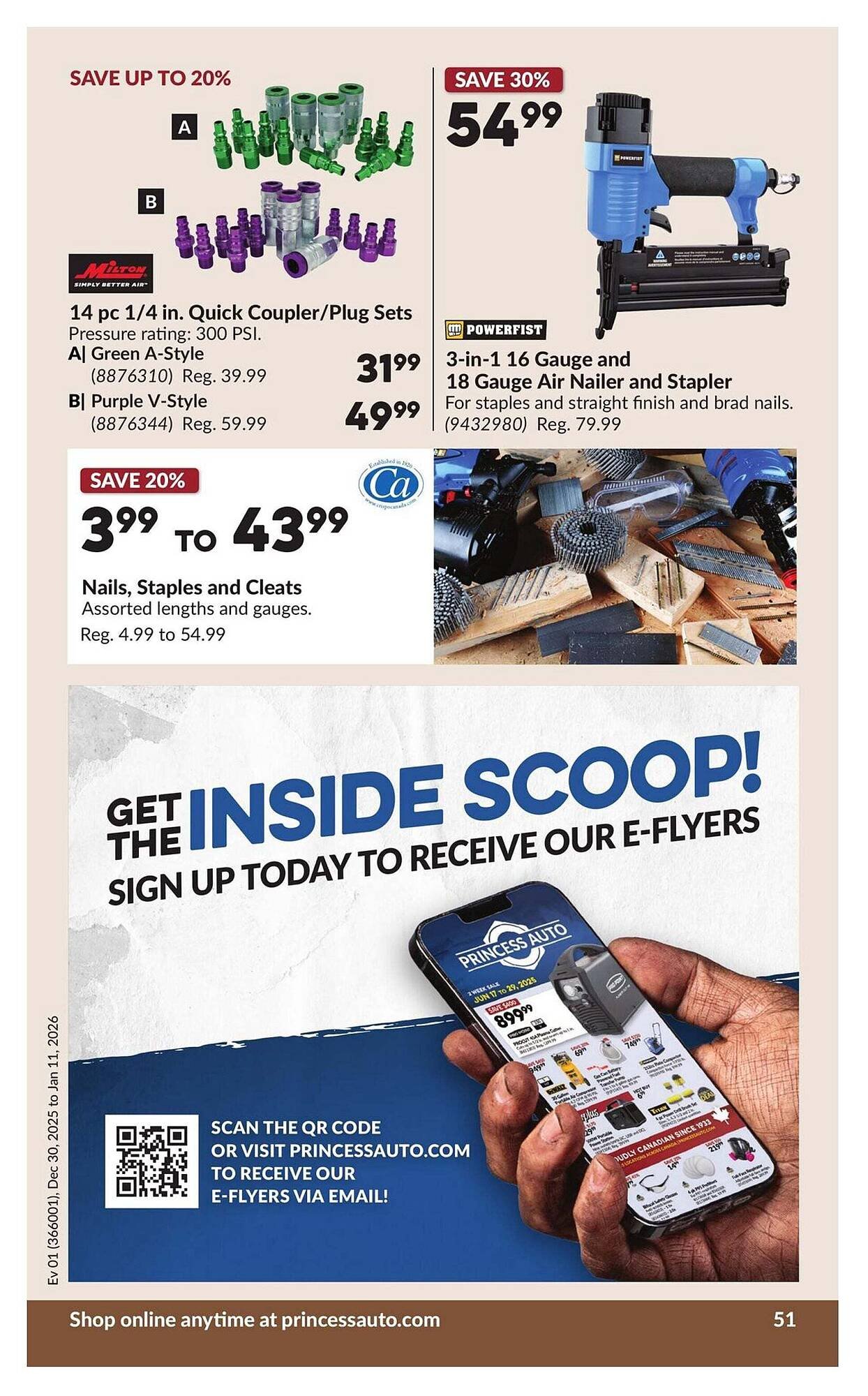 Princess Auto flyer (2025-12-26 - 2026-01-02) | 55