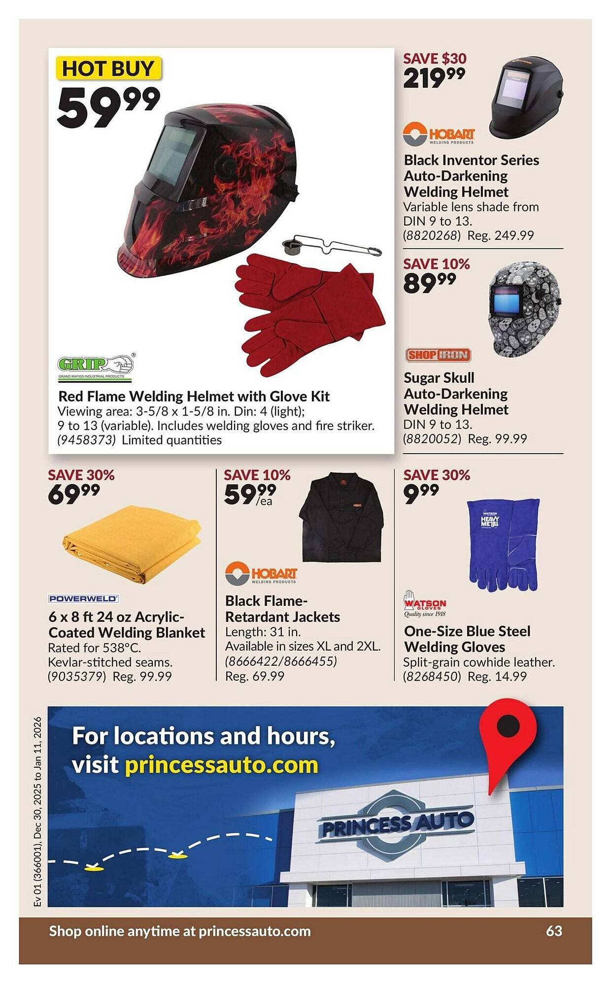 Princess Auto flyer (2025-12-26 - 2026-01-02) | 67