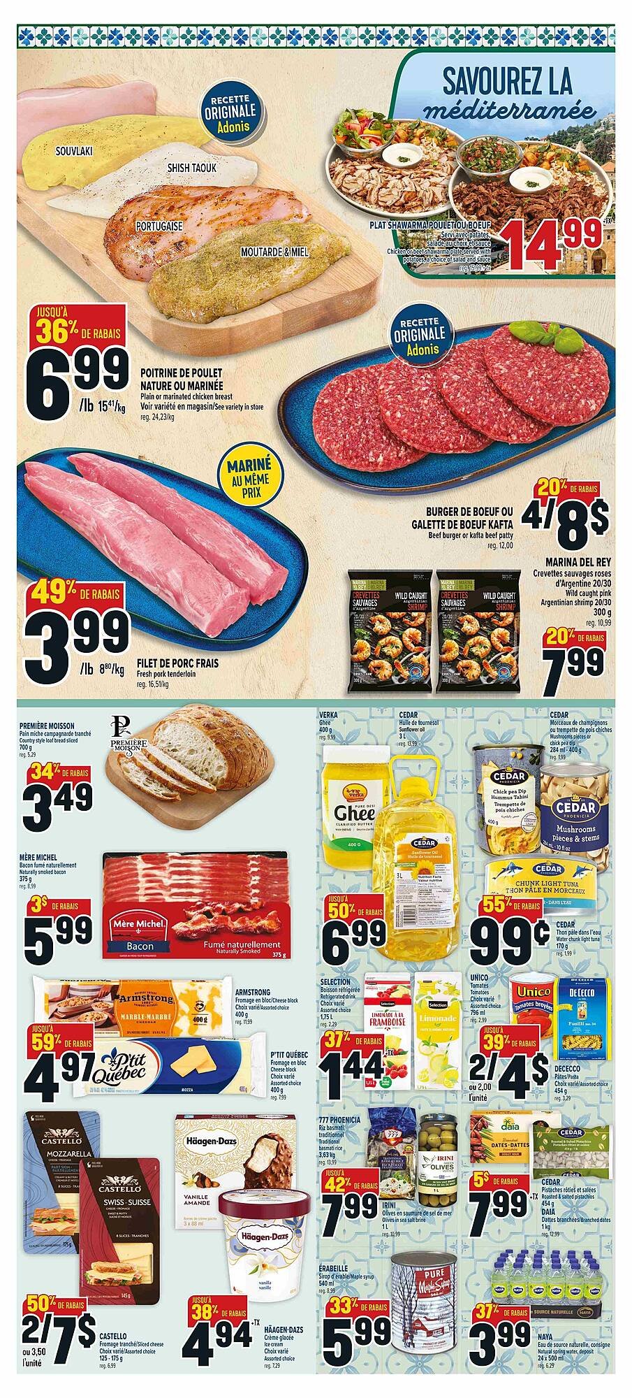Marché Adonis flyer