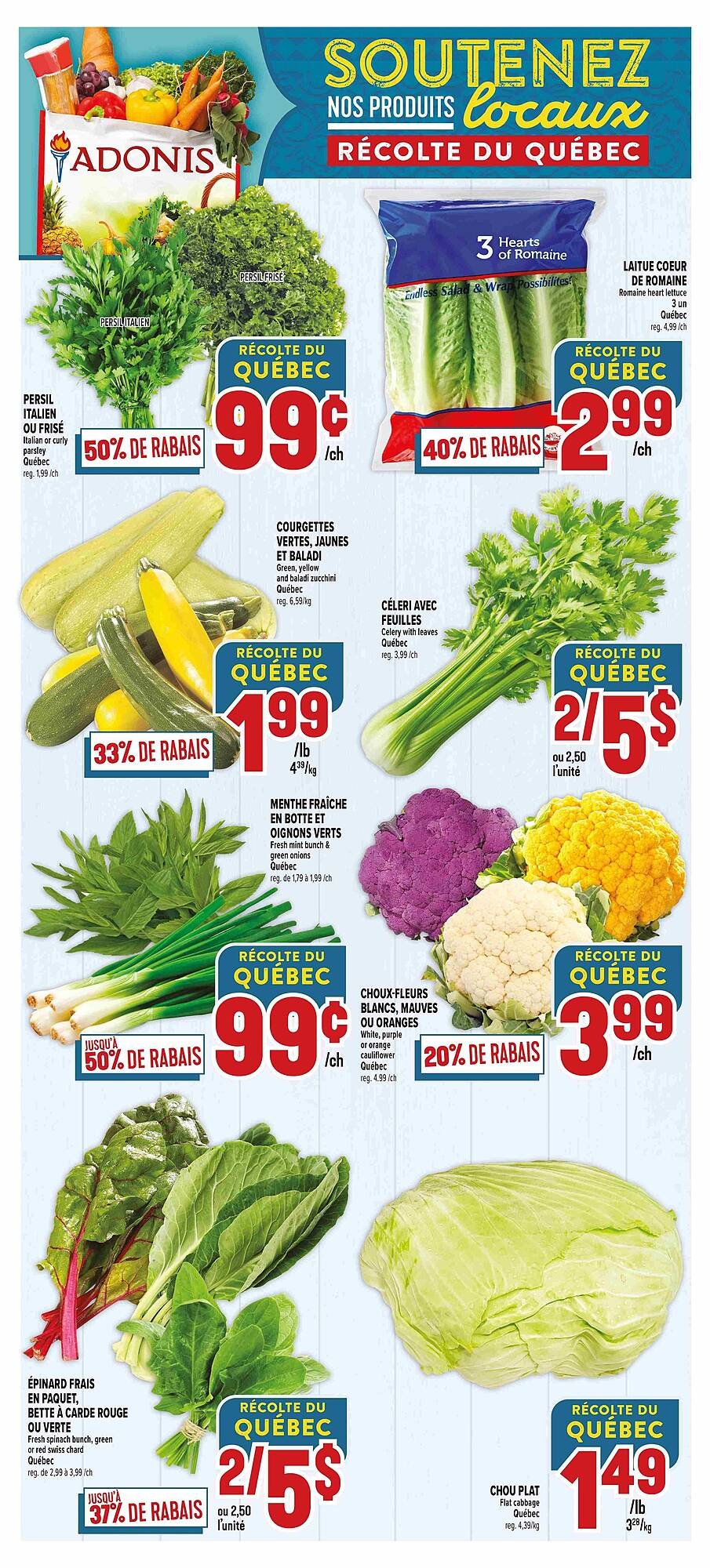 Marché Adonis flyer