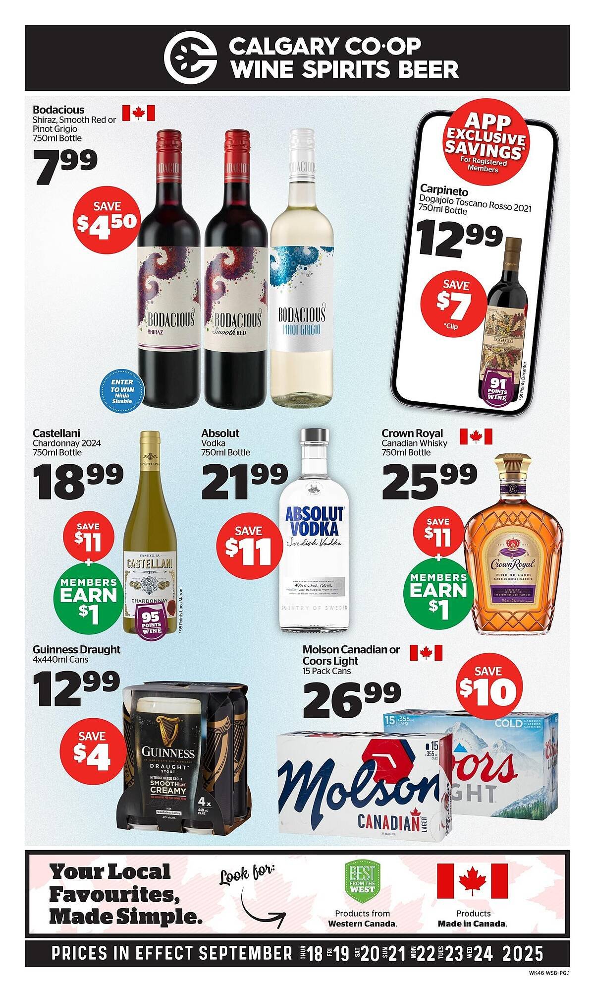 Calgary Co-op flyer (2025-09-18 - 2025-09-24) | 1