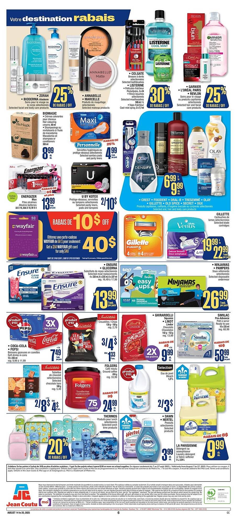 Jean Coutu flyer