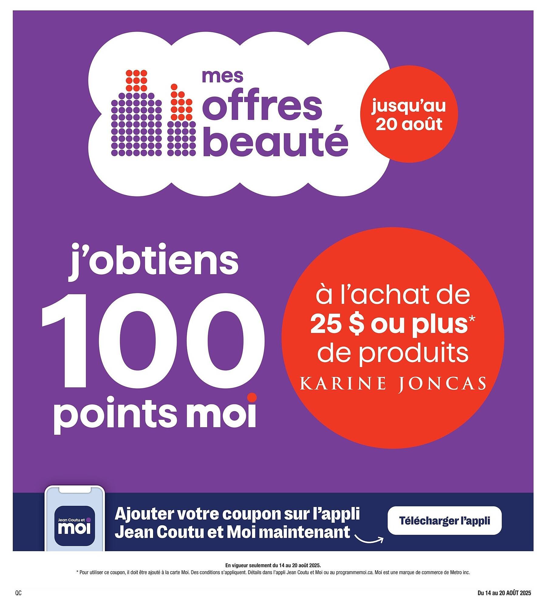 Jean Coutu flyer