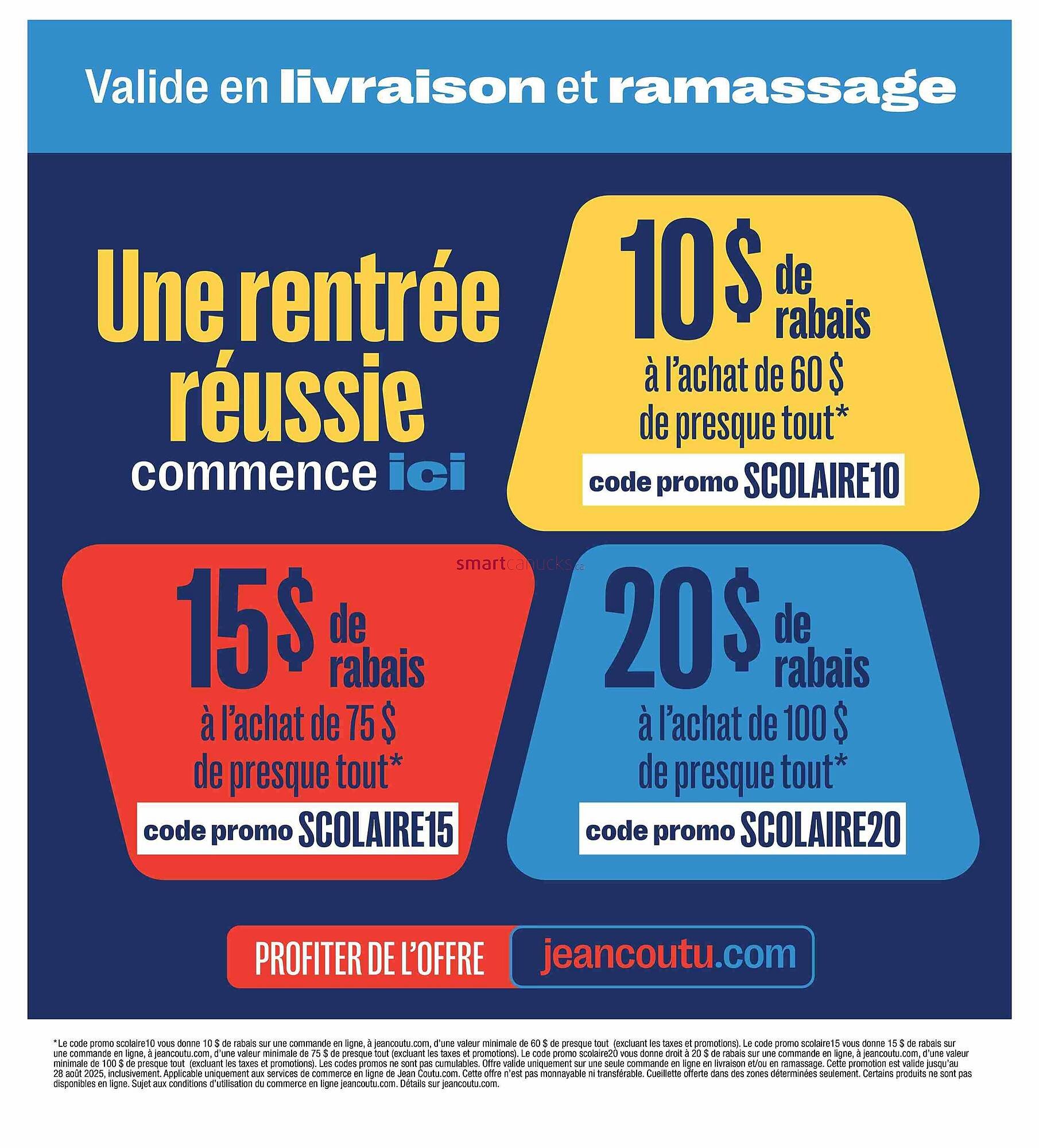 Jean Coutu flyer
