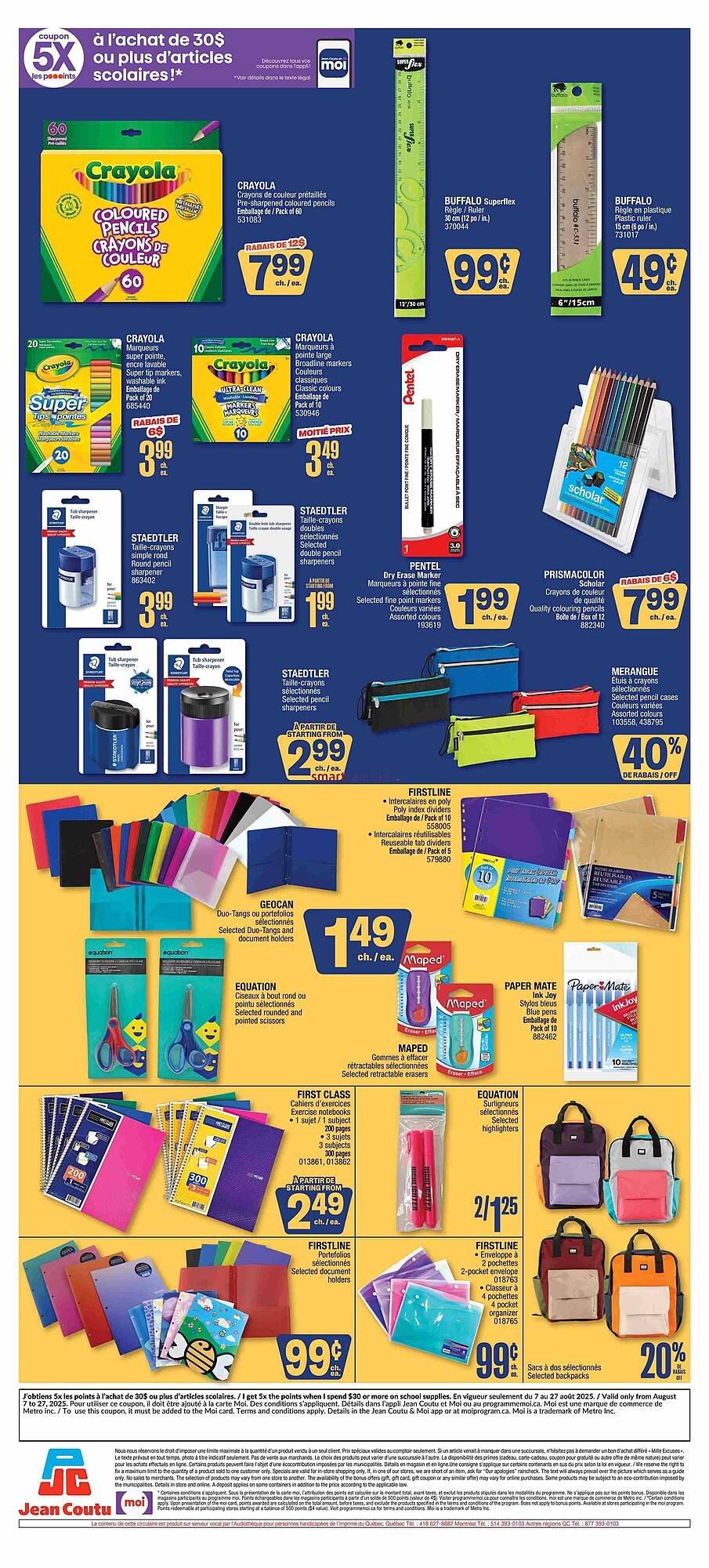 Jean Coutu flyer