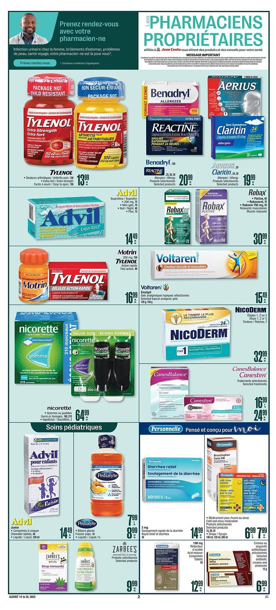 Jean Coutu flyer