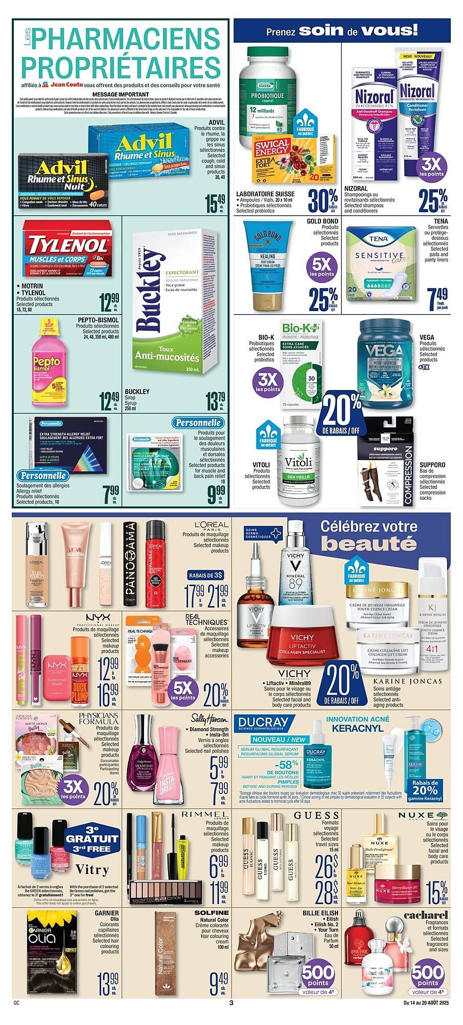 Jean Coutu flyer