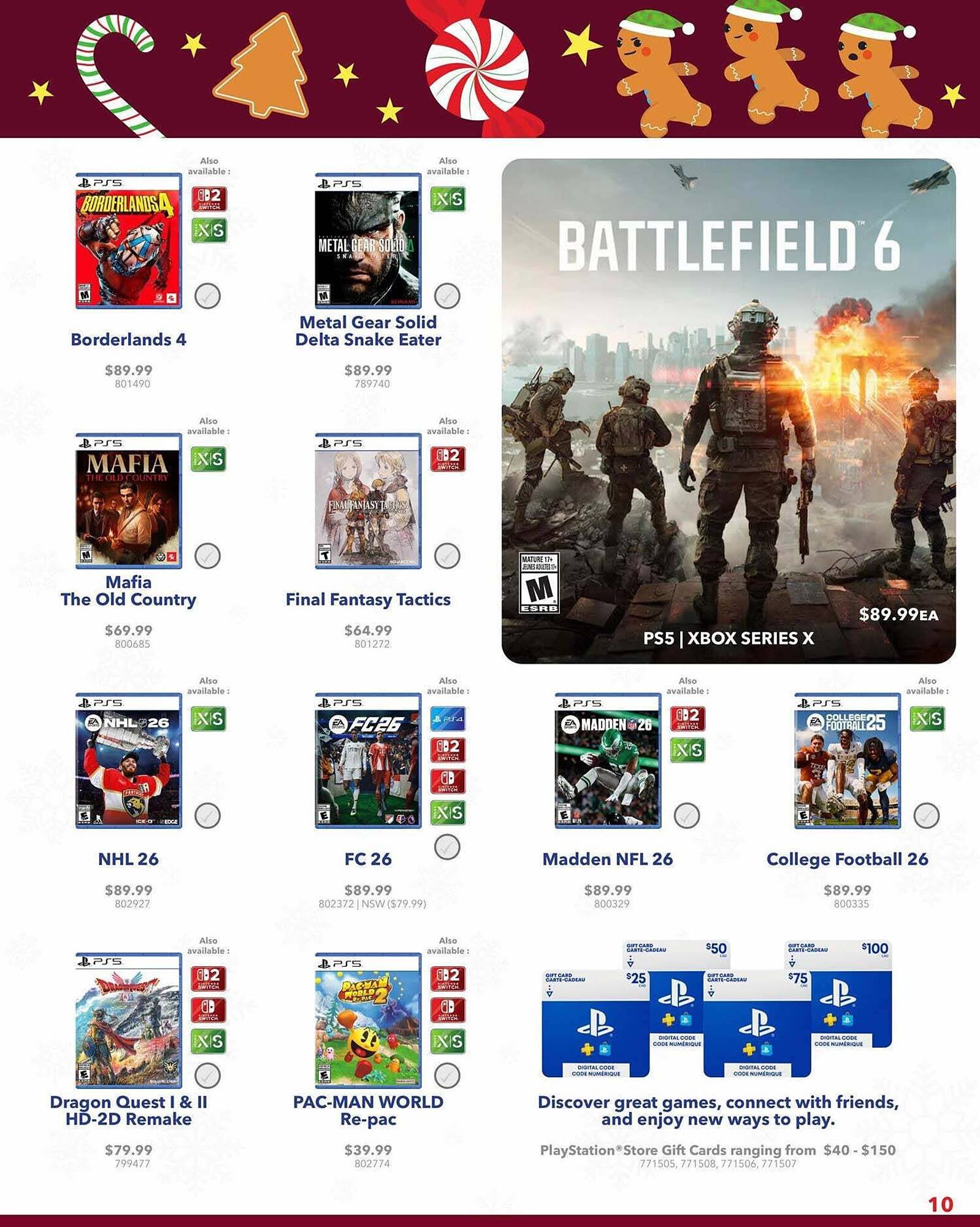 GameStop flyer (2025-11-03 - 2025-11-06) | 11