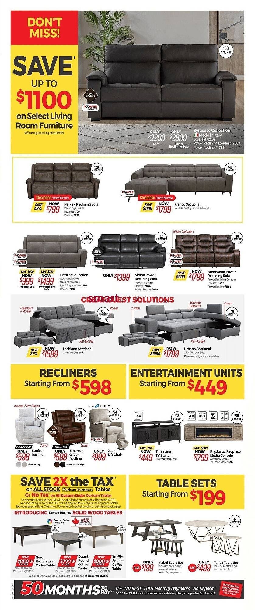 Tepperman's flyer