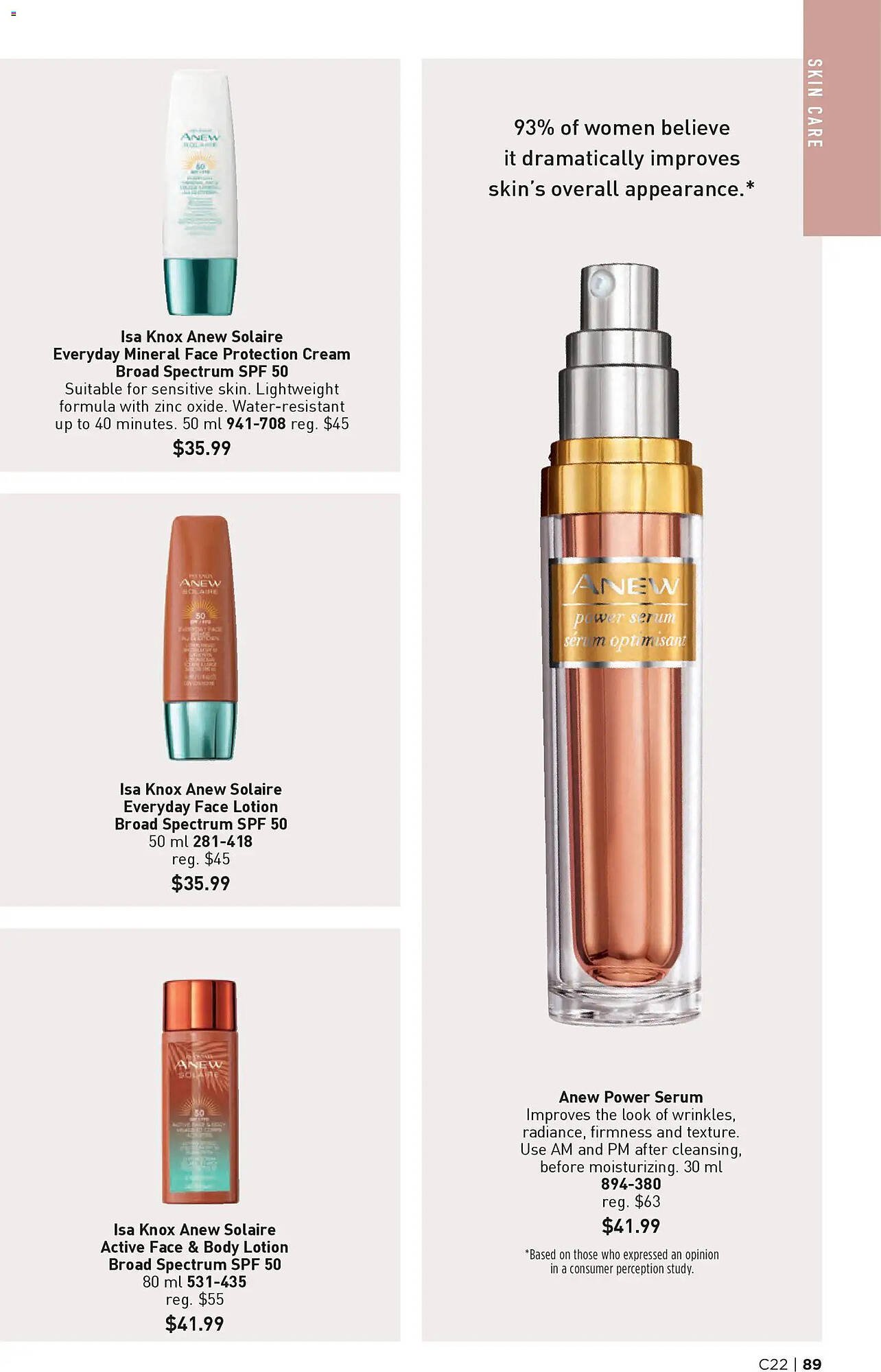 AVON flyer
