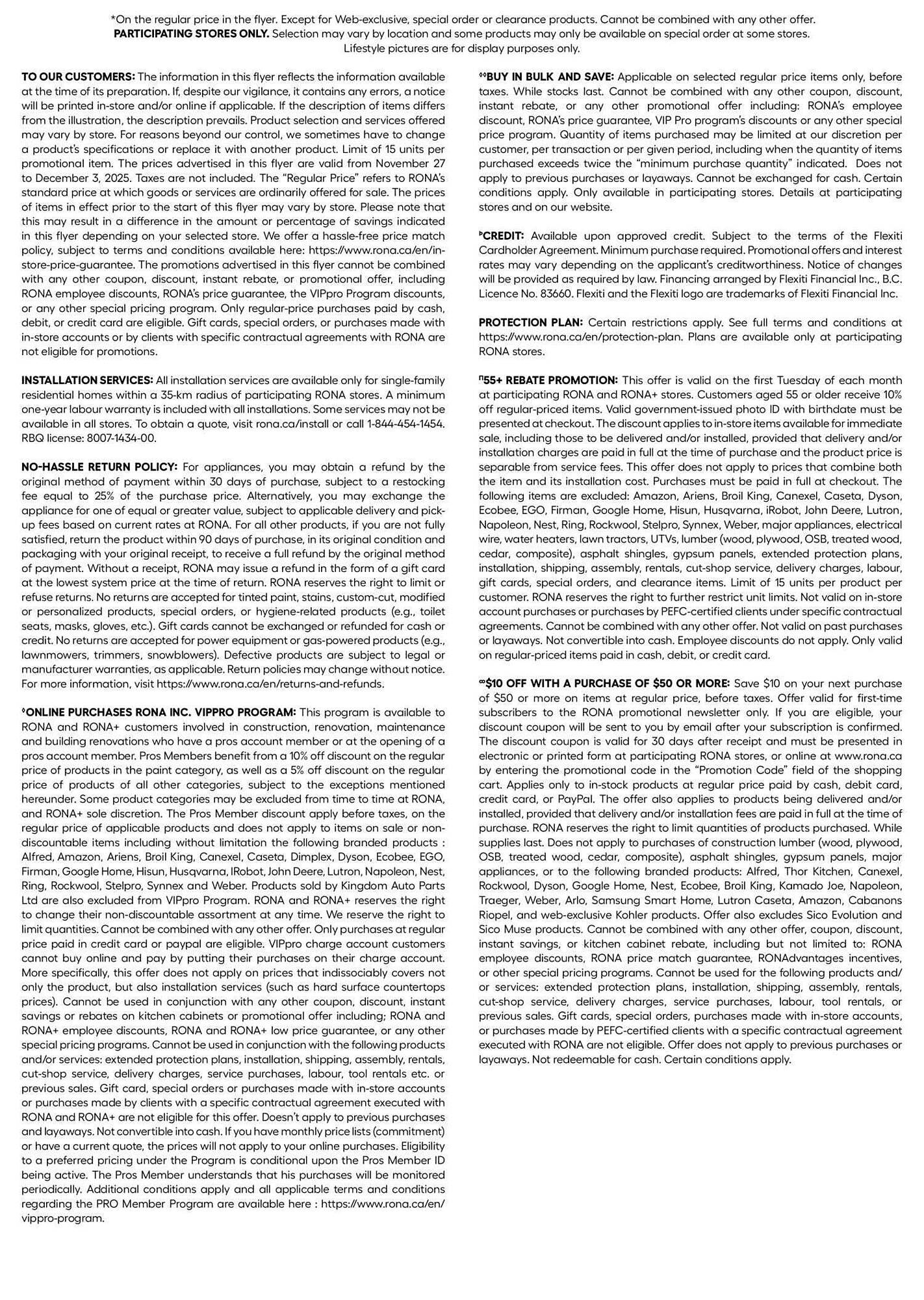 RONA flyer (2025-11-27 - 2025-12-18) | 23