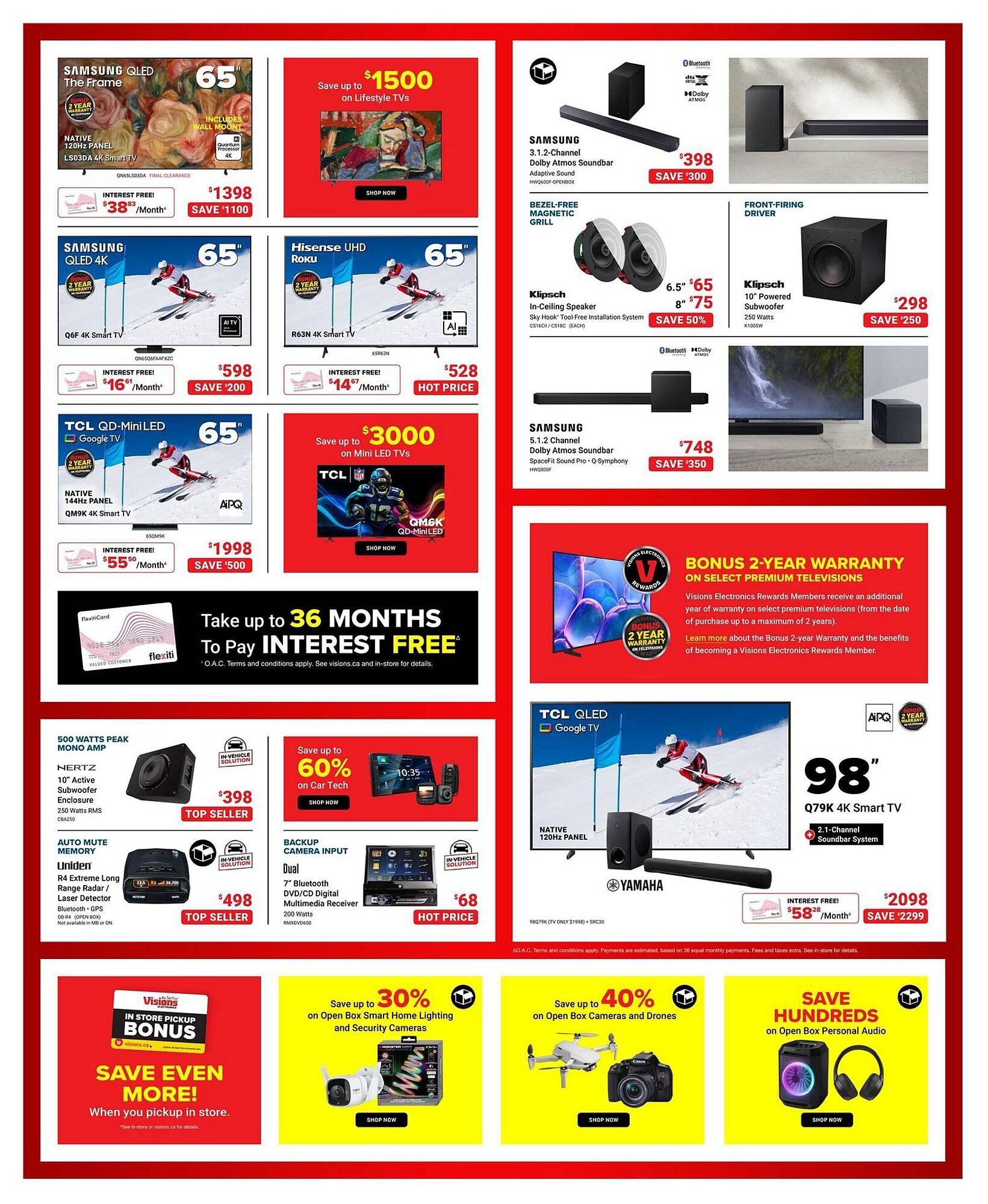 Visions Electronics flyer