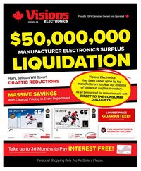 Visions Electronics flyer