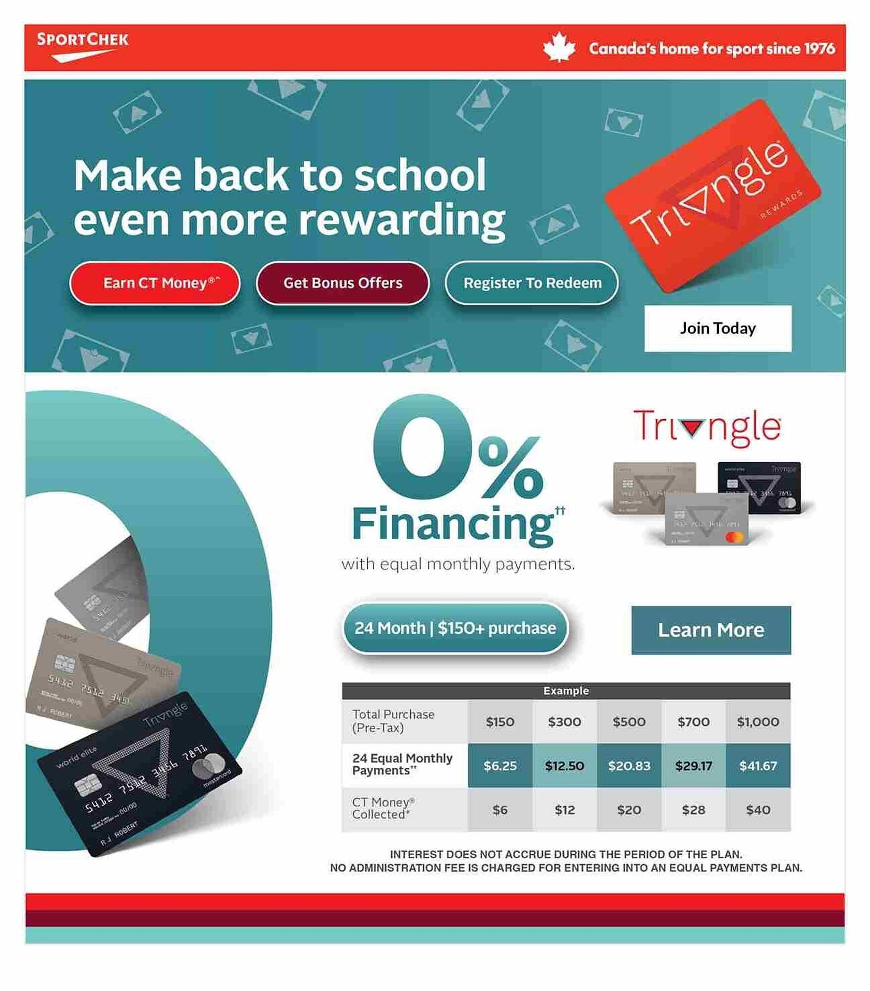 Sport Chek flyer