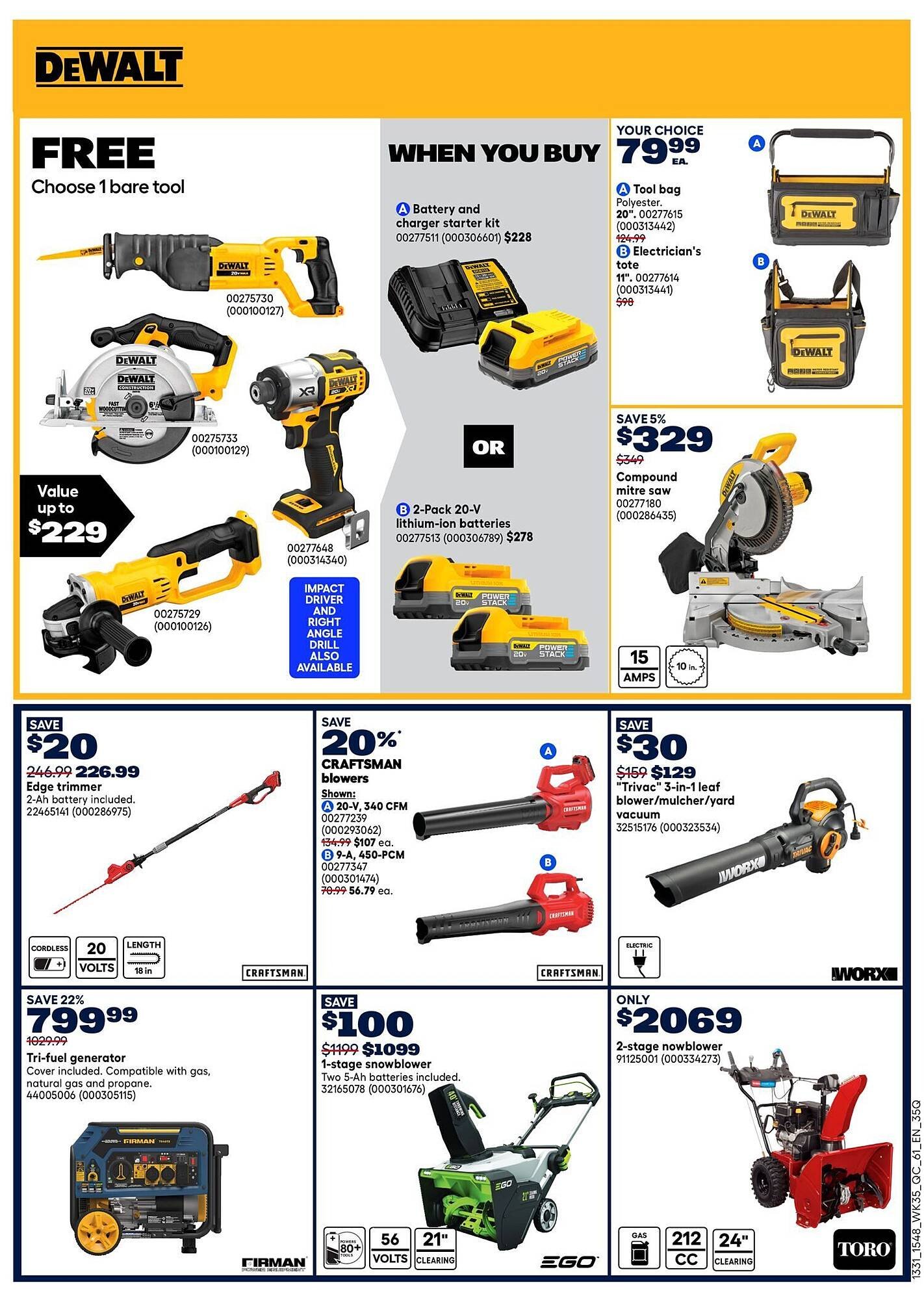 RONA flyer
