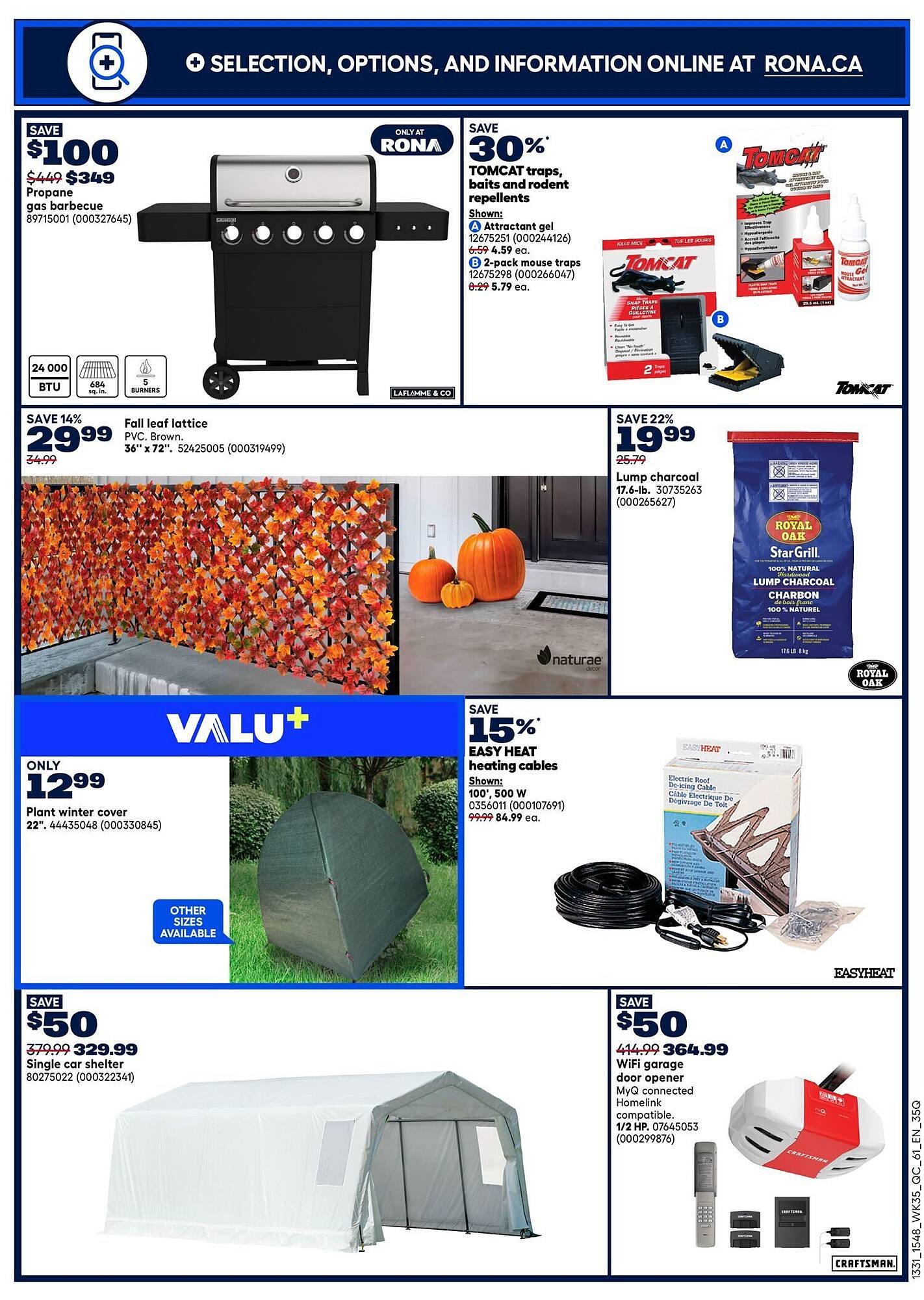 RONA flyer