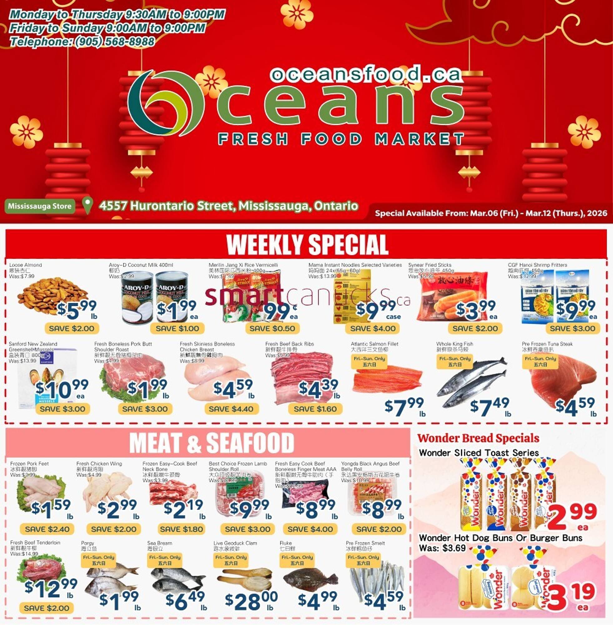 Oceans Fresh Food Market flyer (2026-03-06 - 2026-03-12) | 1
