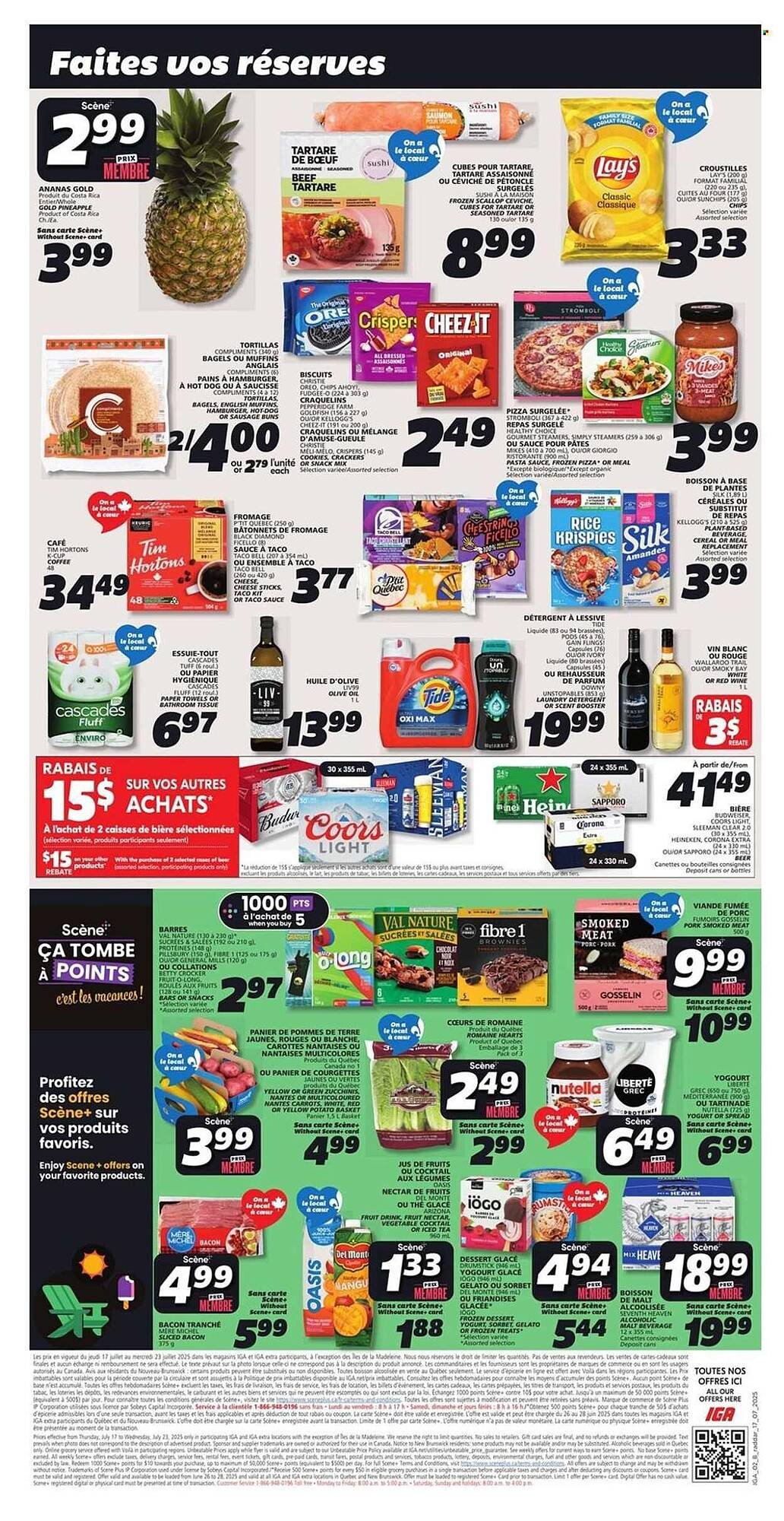IGA flyer