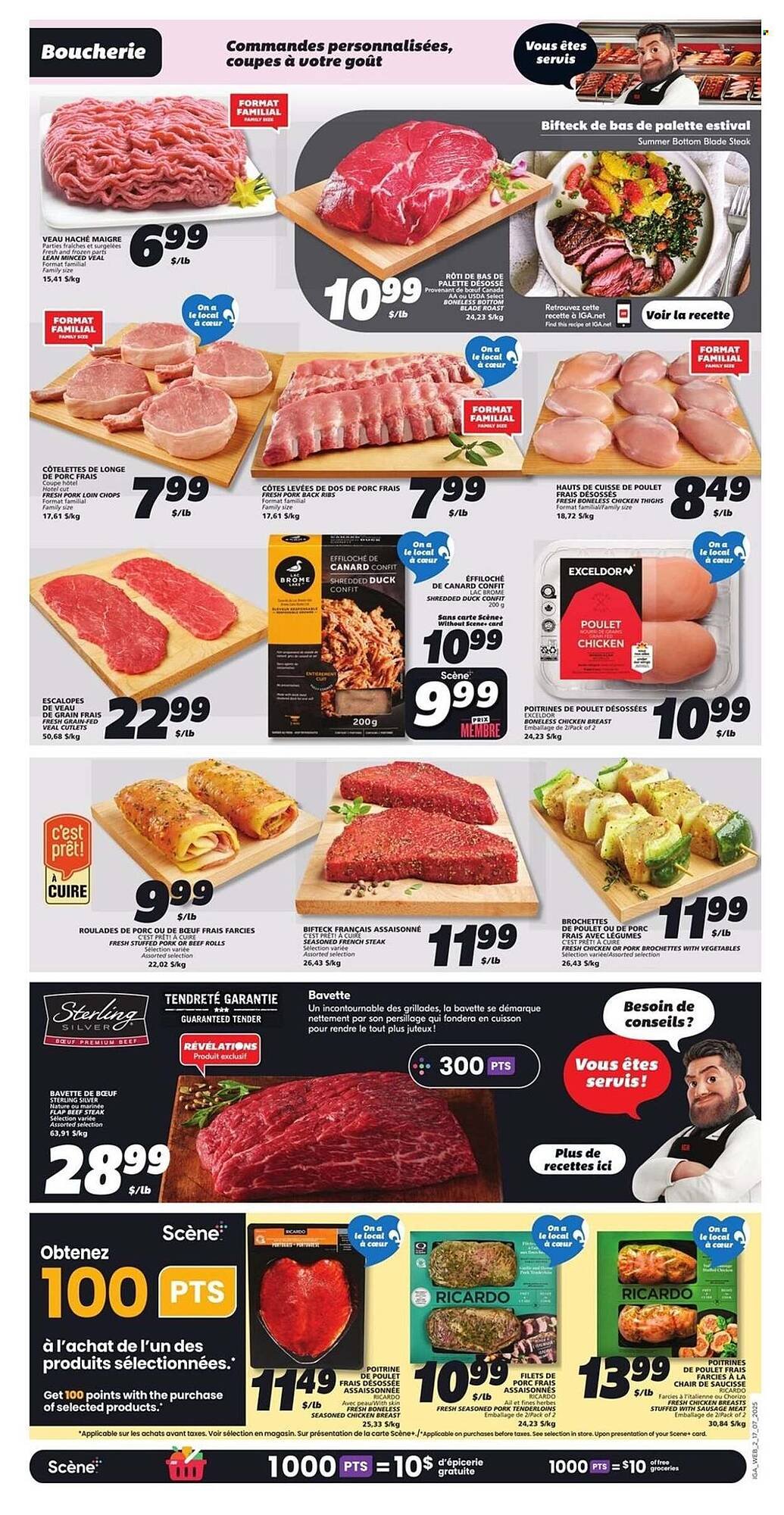 IGA flyer