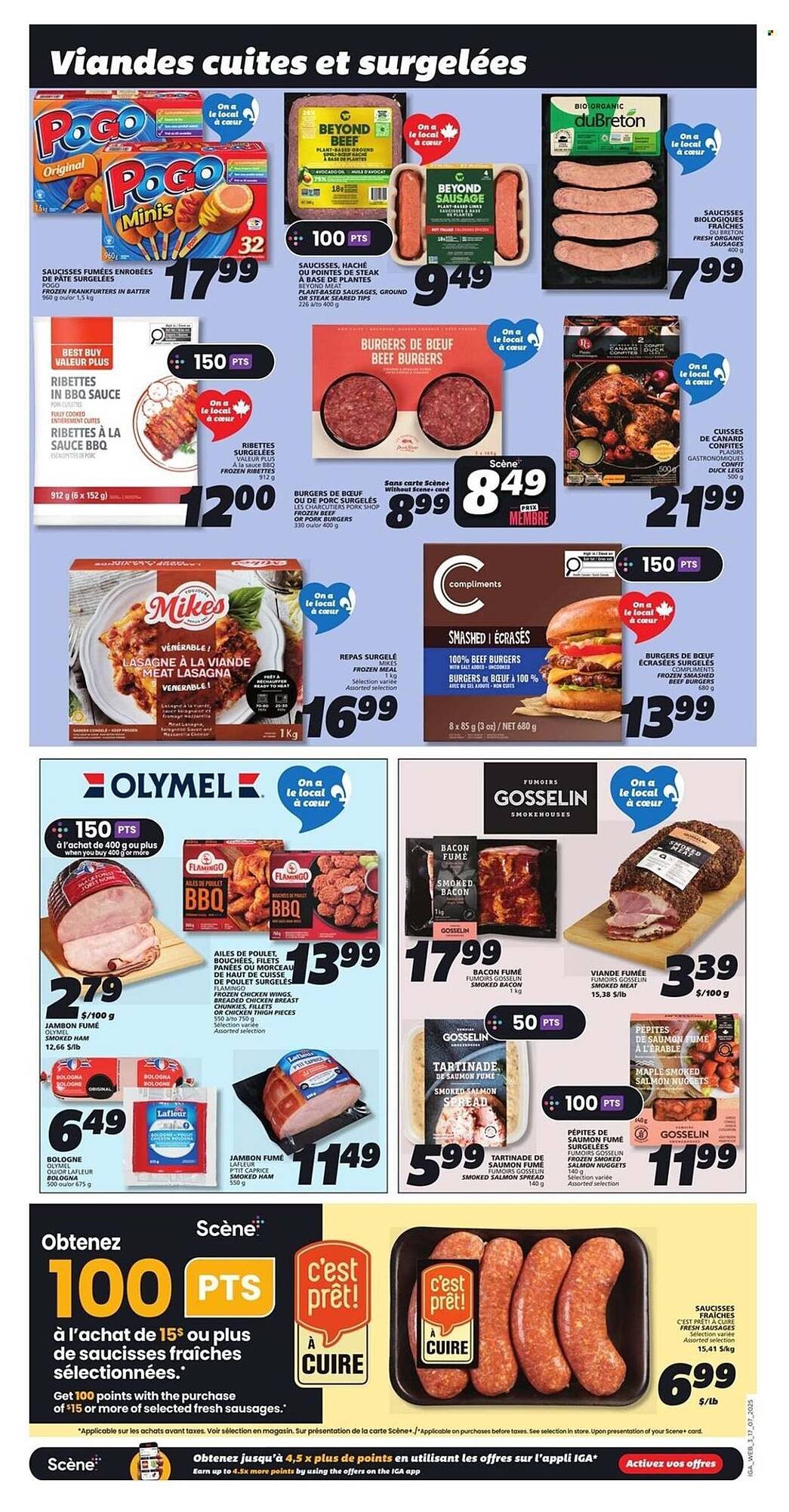 IGA flyer
