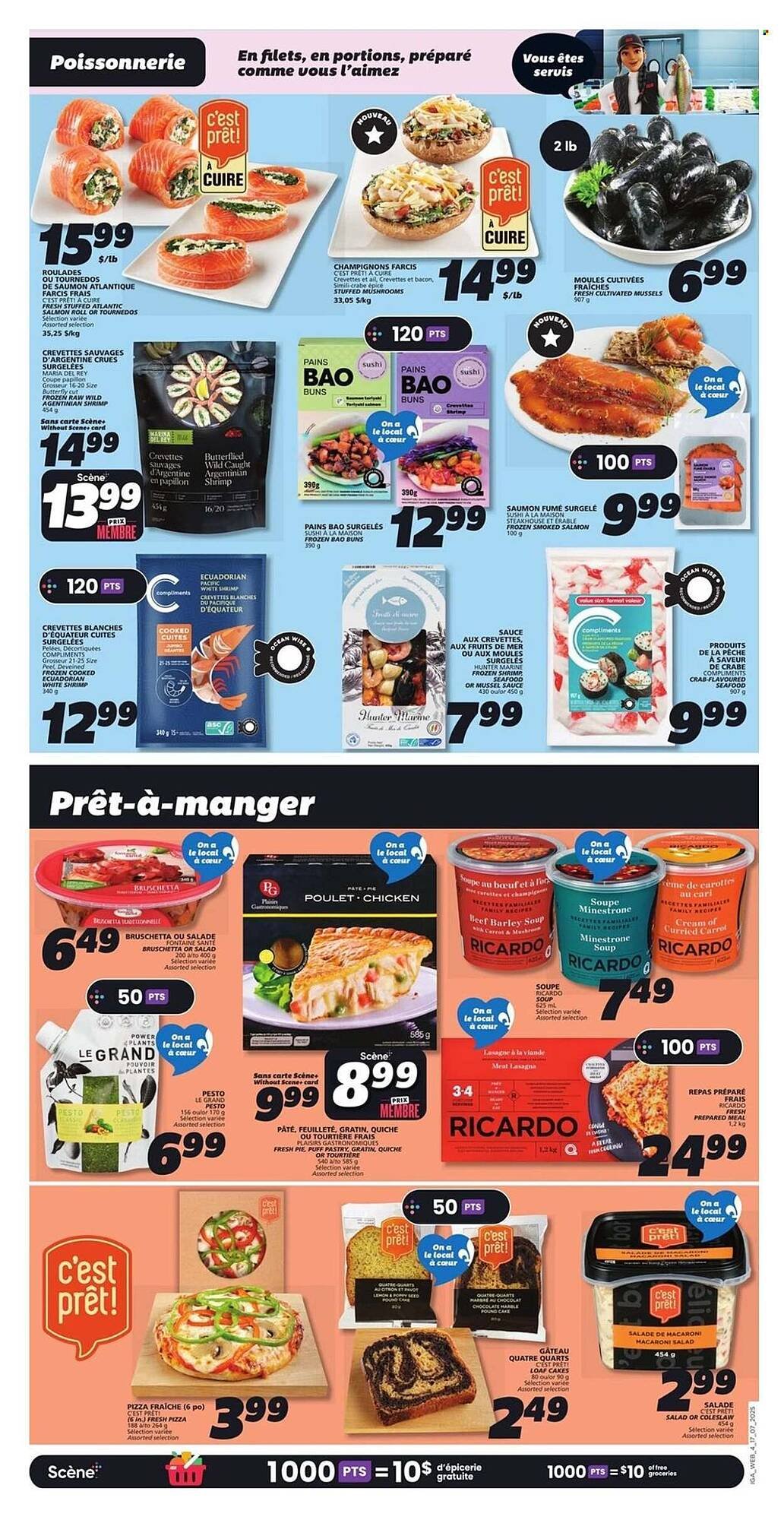 IGA flyer