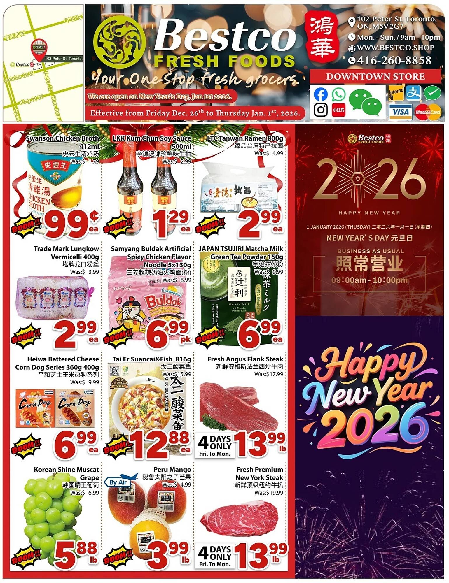 Bestco Food Mart flyer (2025-12-26 - 2026-01-01) | 1