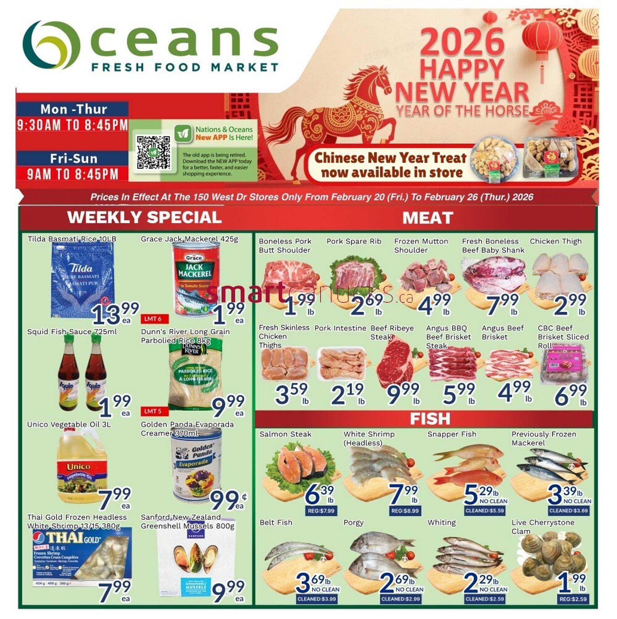 Oceans Fresh Food Market flyer