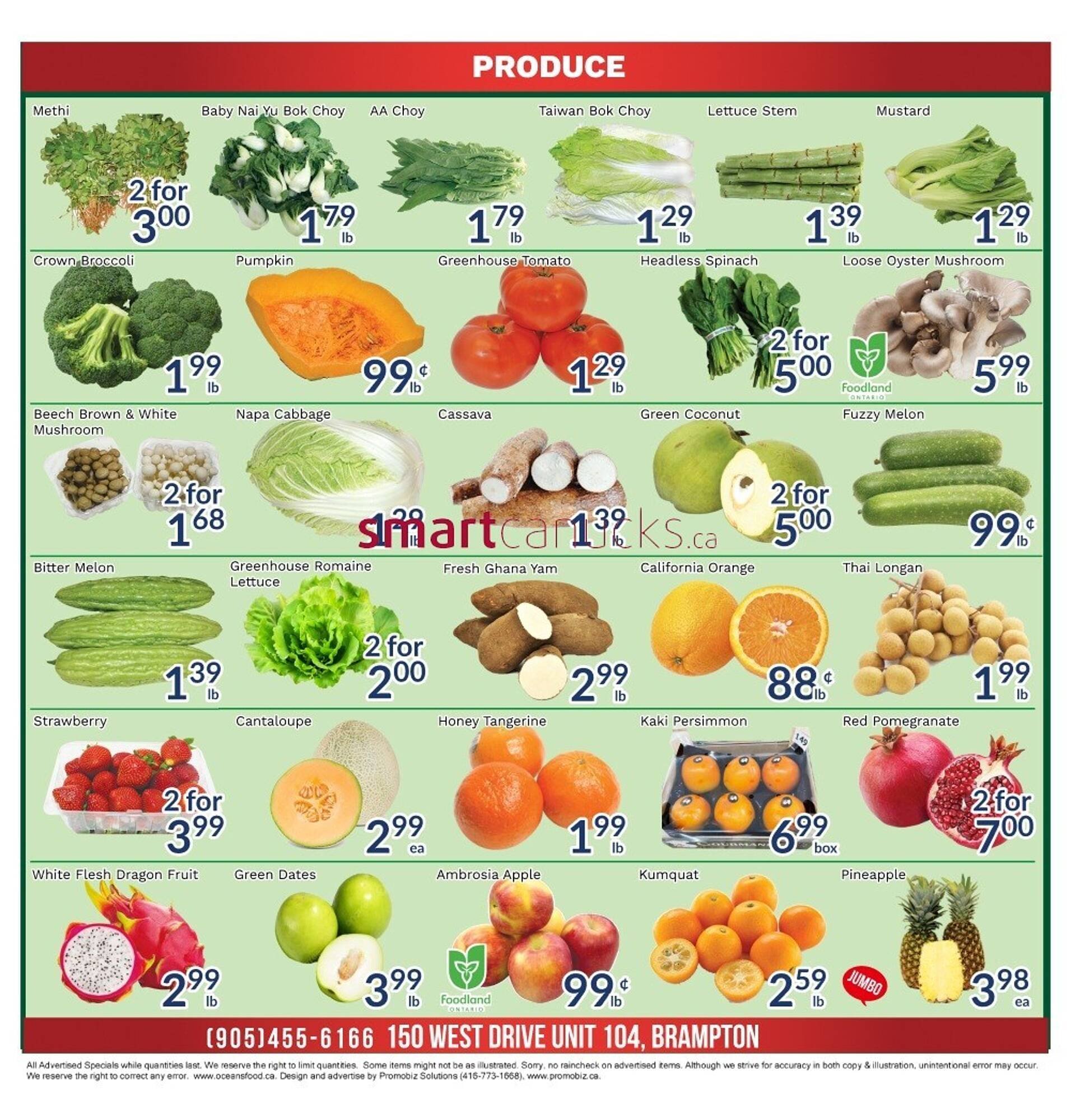 Oceans Fresh Food Market flyer