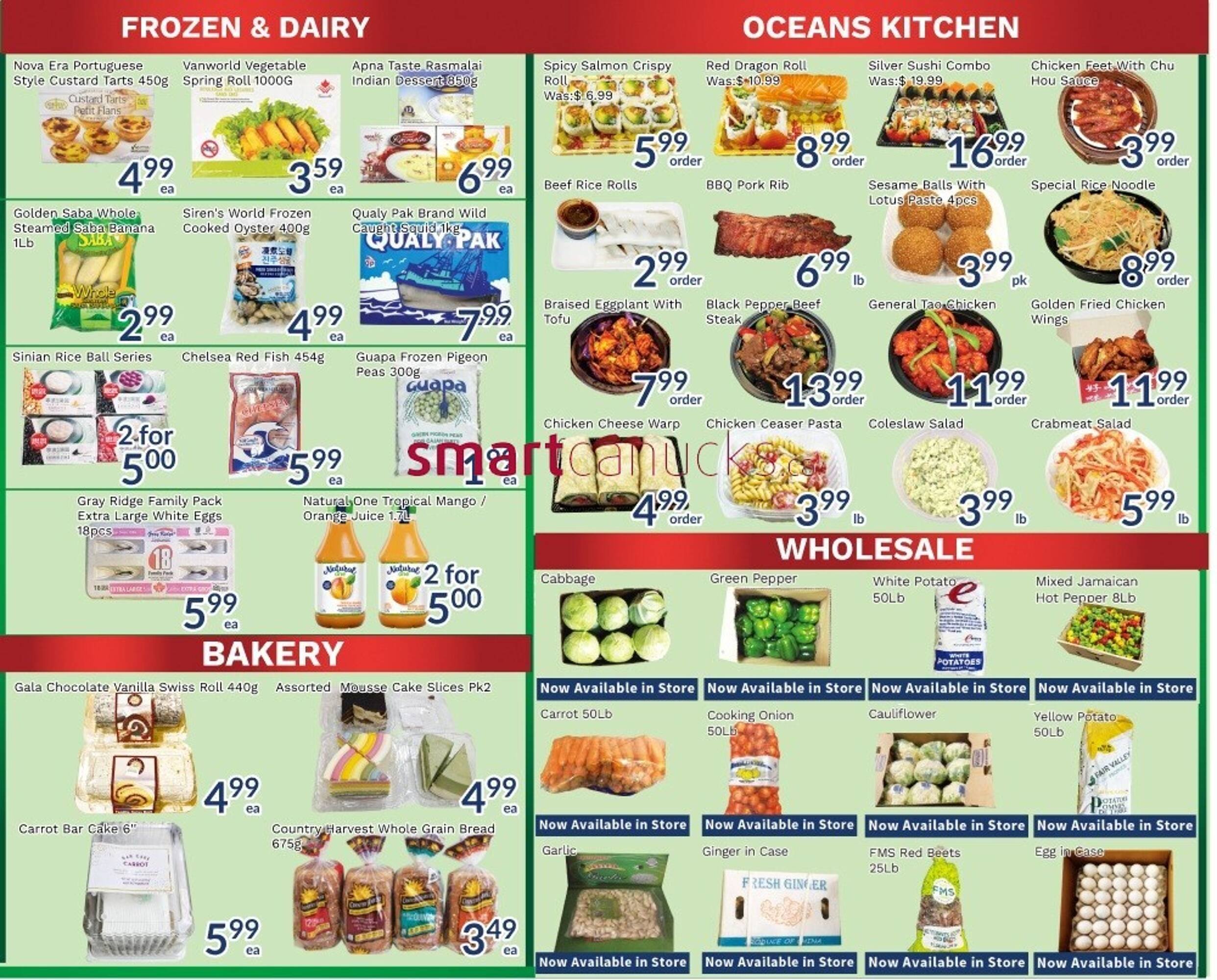 Oceans Fresh Food Market flyer