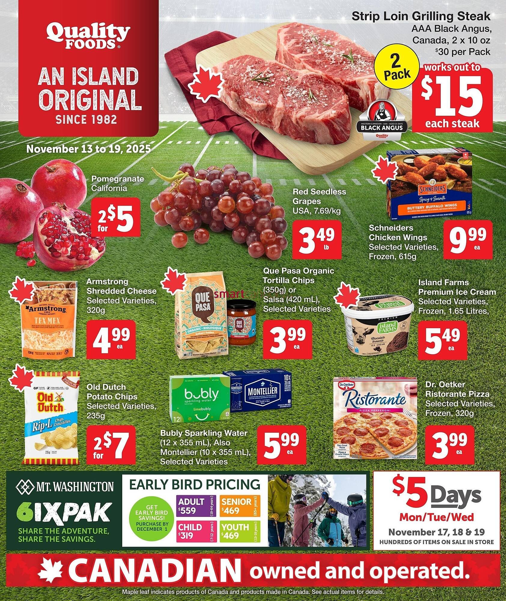 Quality Foods flyer (2025-11-13 - 2025-12-10) | 1
